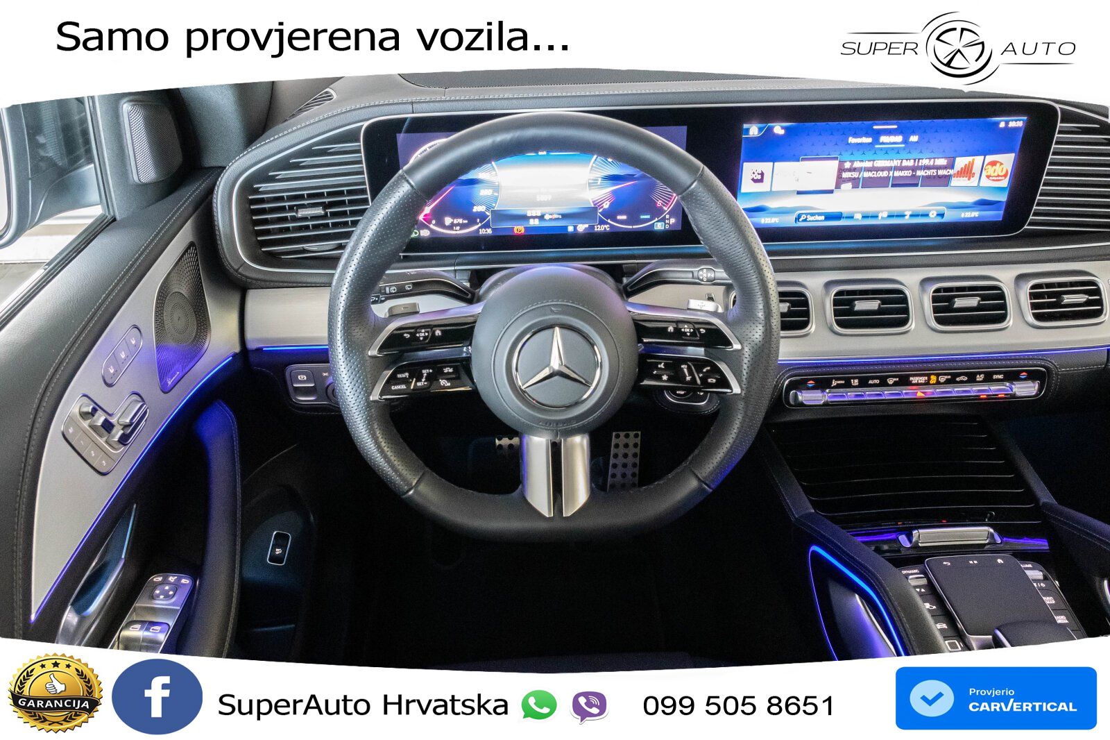 Mercedes-Benz GLS GLS 450d EQ Boost 4MATIC 9G-TRONIC AMG ZRAČNI+ACC+GR SJED+KAM+PANO