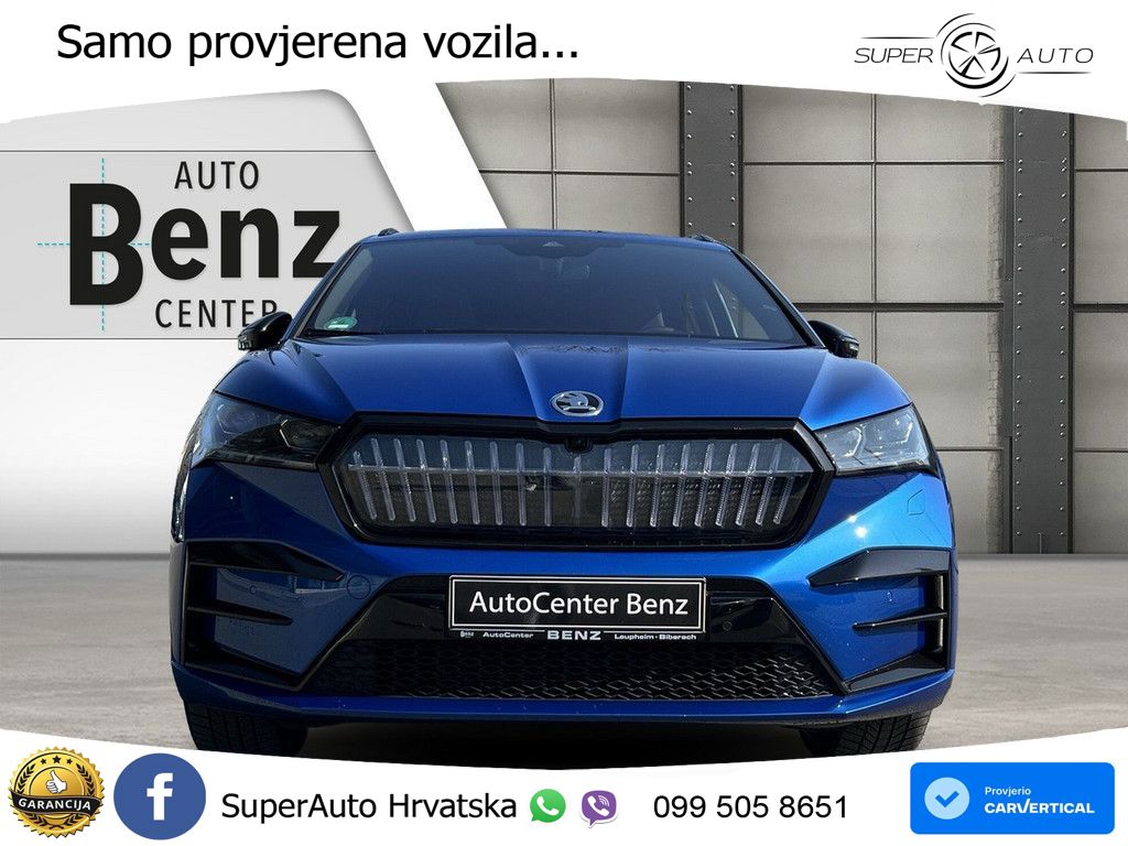 Škoda Enyaq iV RS 82 kWh (340 KS) AWD LED+GR SJED+ACC