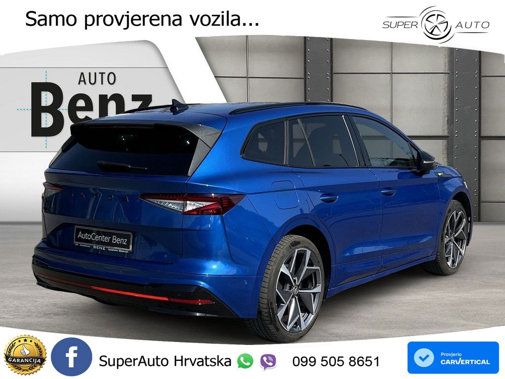 Škoda Enyaq iV RS 82 kWh (340 KS) AWD LED+GR SJED+ACC