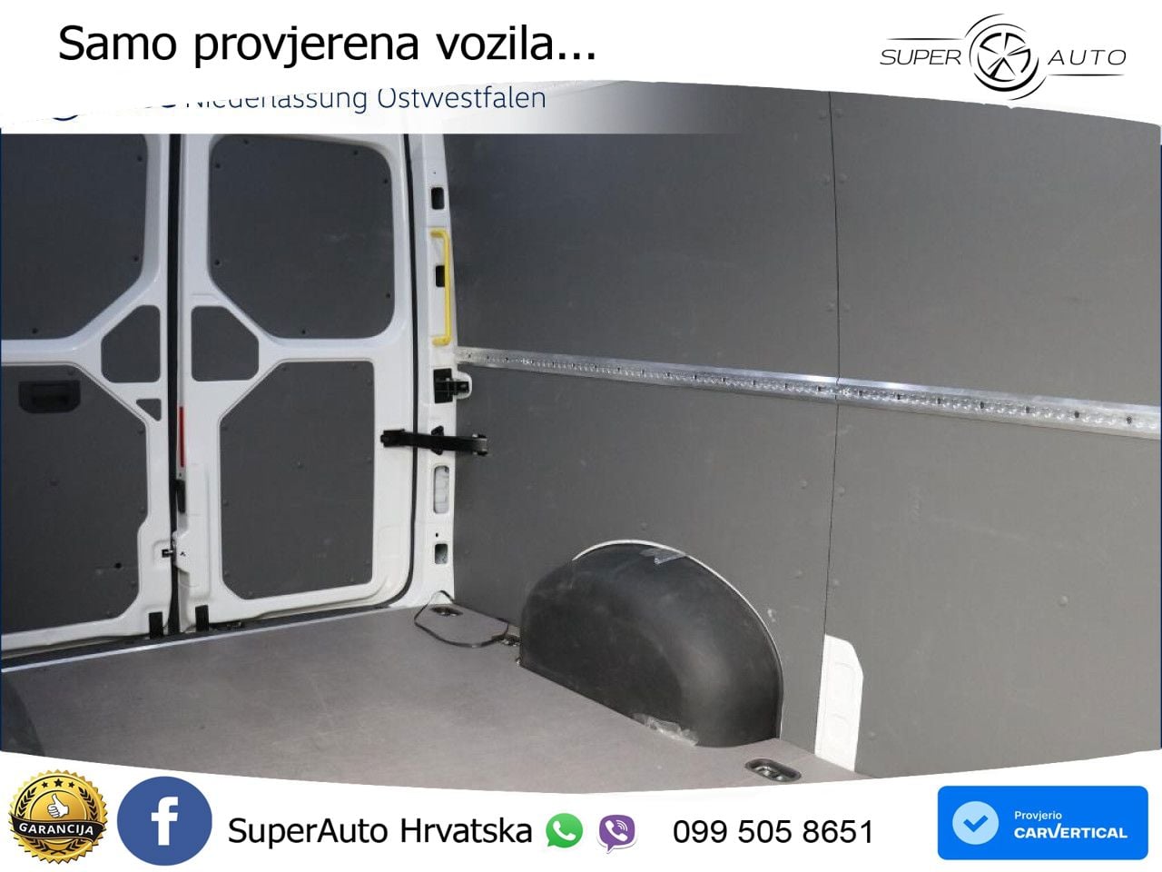Volkswagen Crafter Kasten mittlerer Radstand AHK Rear View 140 KS