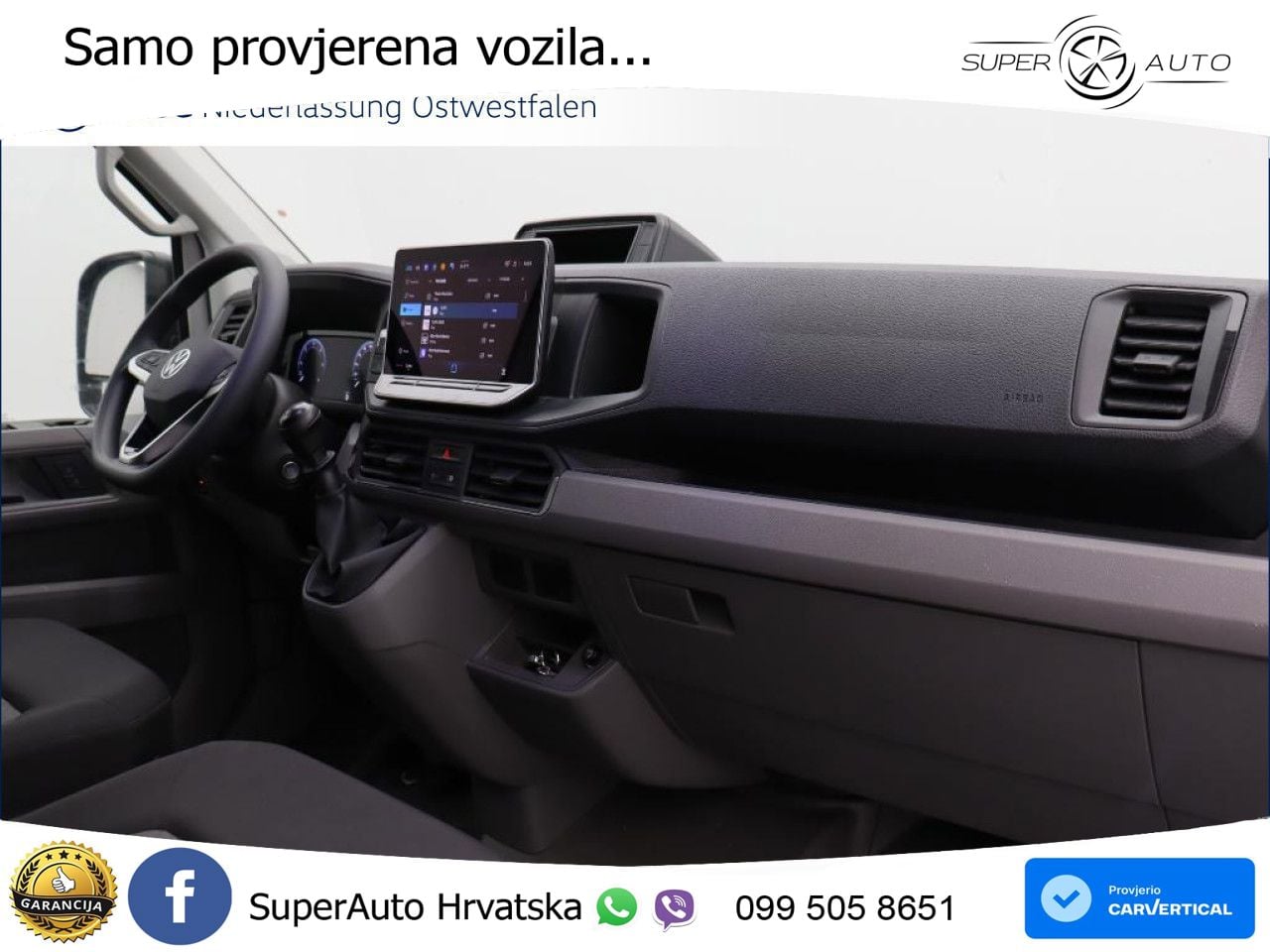 Volkswagen Crafter Kasten mittlerer Radstand AHK Rear View 140 KS