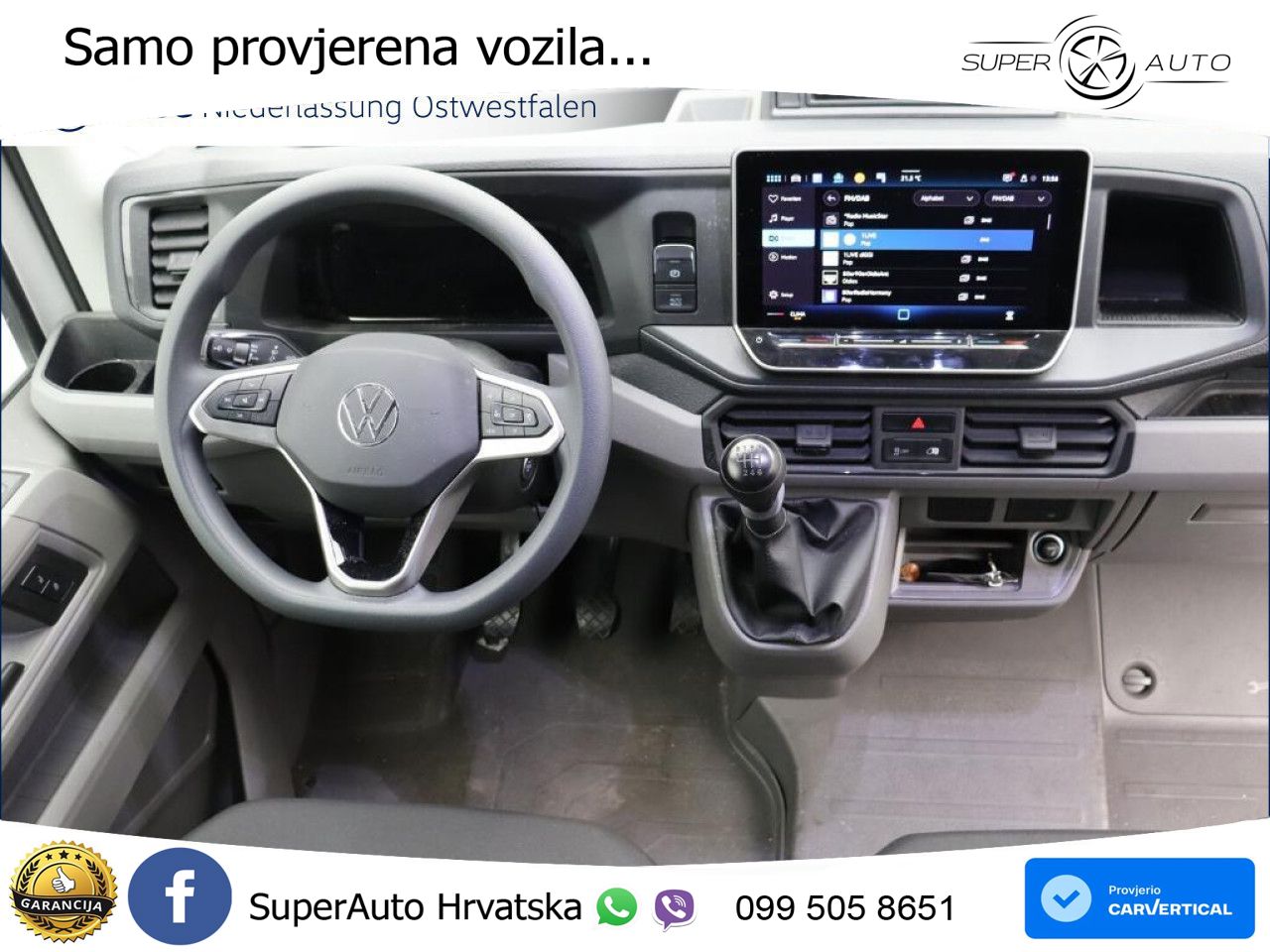 Volkswagen Crafter Kasten mittlerer Radstand AHK Rear View 140 KS
