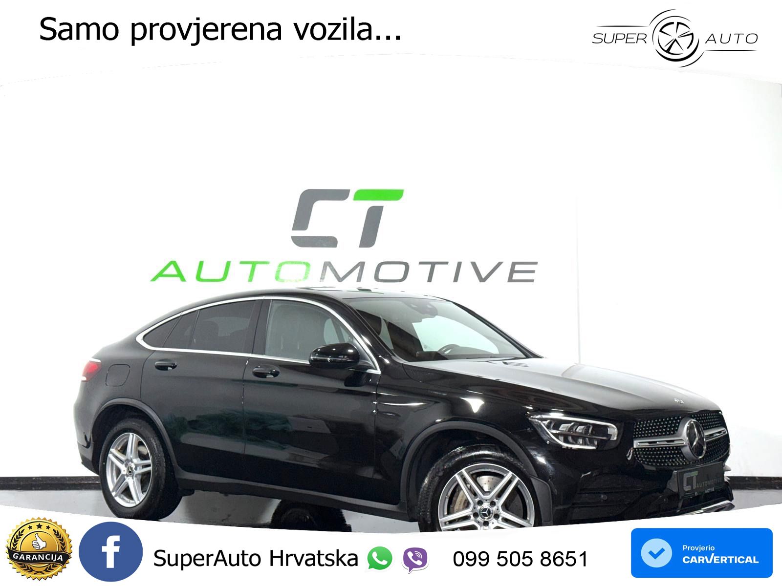 Mercedes GLC Coupe 200d (163 KS) 4MATIC G-TRONIC AMG LED+GR SJED+ACC