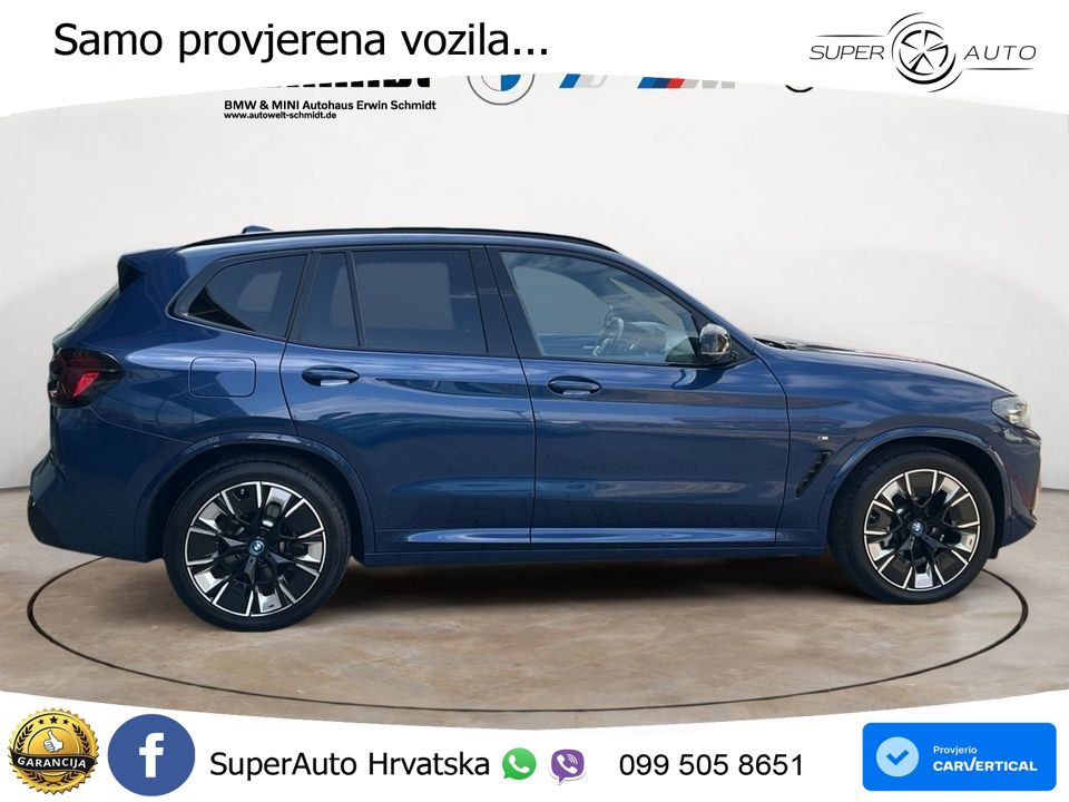 BMW iX3 80 kWh (286 KS) ACC+HEAD+GR SJED+360+PANO