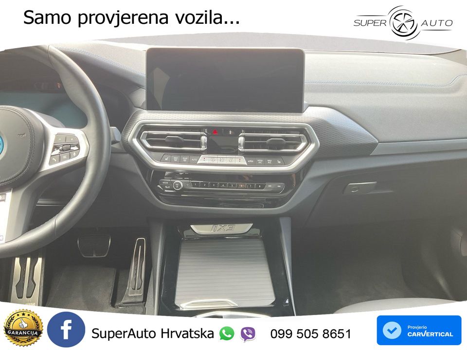 BMW iX3 80 kWh (286 KS) ACC+HEAD+GR SJED+360+PANO