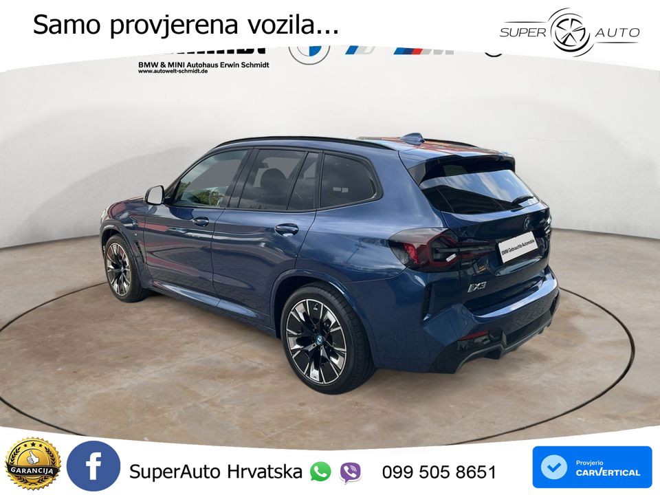 BMW iX3 80 kWh (286 KS) ACC+HEAD+GR SJED+360+PANO
