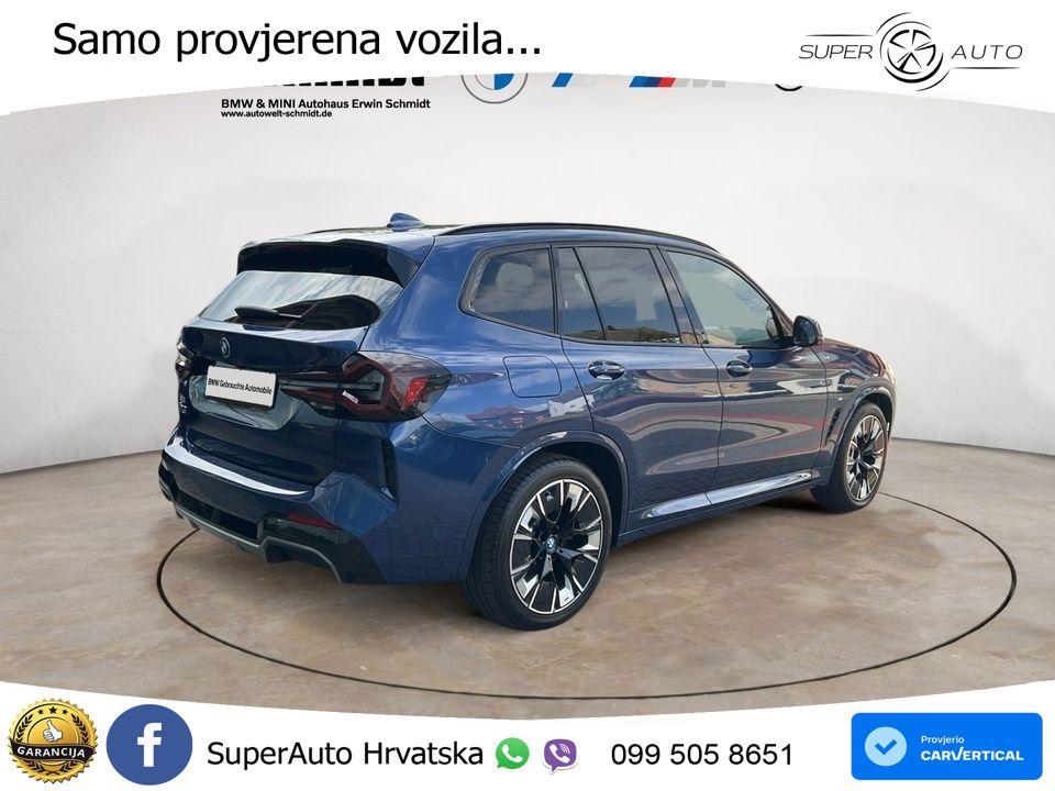 BMW iX3 80 kWh (286 KS) ACC+HEAD+GR SJED+360+PANO