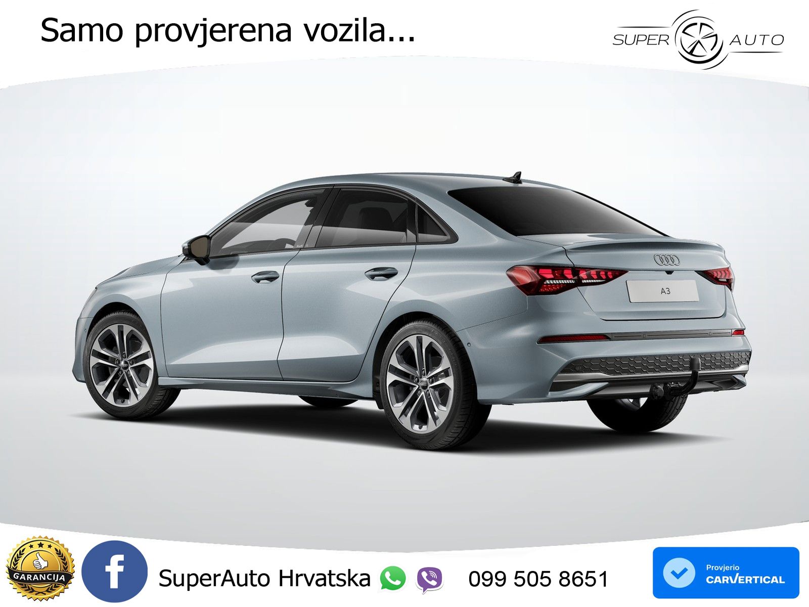 Audi A3 Limuzina 30 TFSI (116 KS) S tronic advanced LED+GR SJED+ACC
