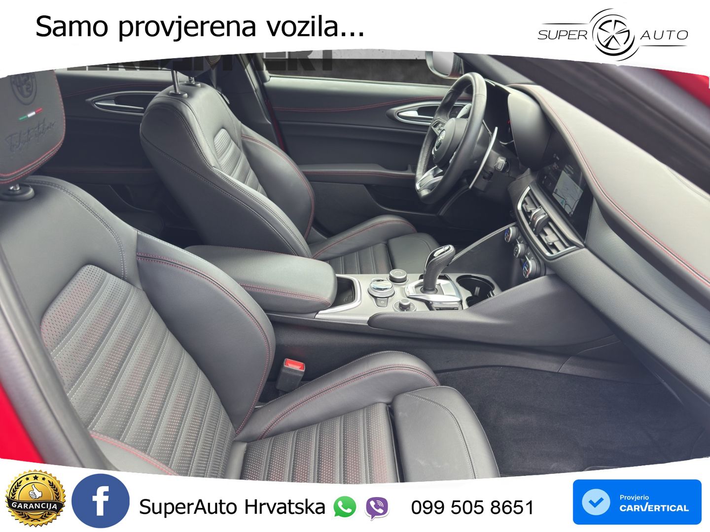 Alfa Romeo Giulia 2.0 Turbo (280 KS) Q4 Automatic LED+GR SJED+ACC