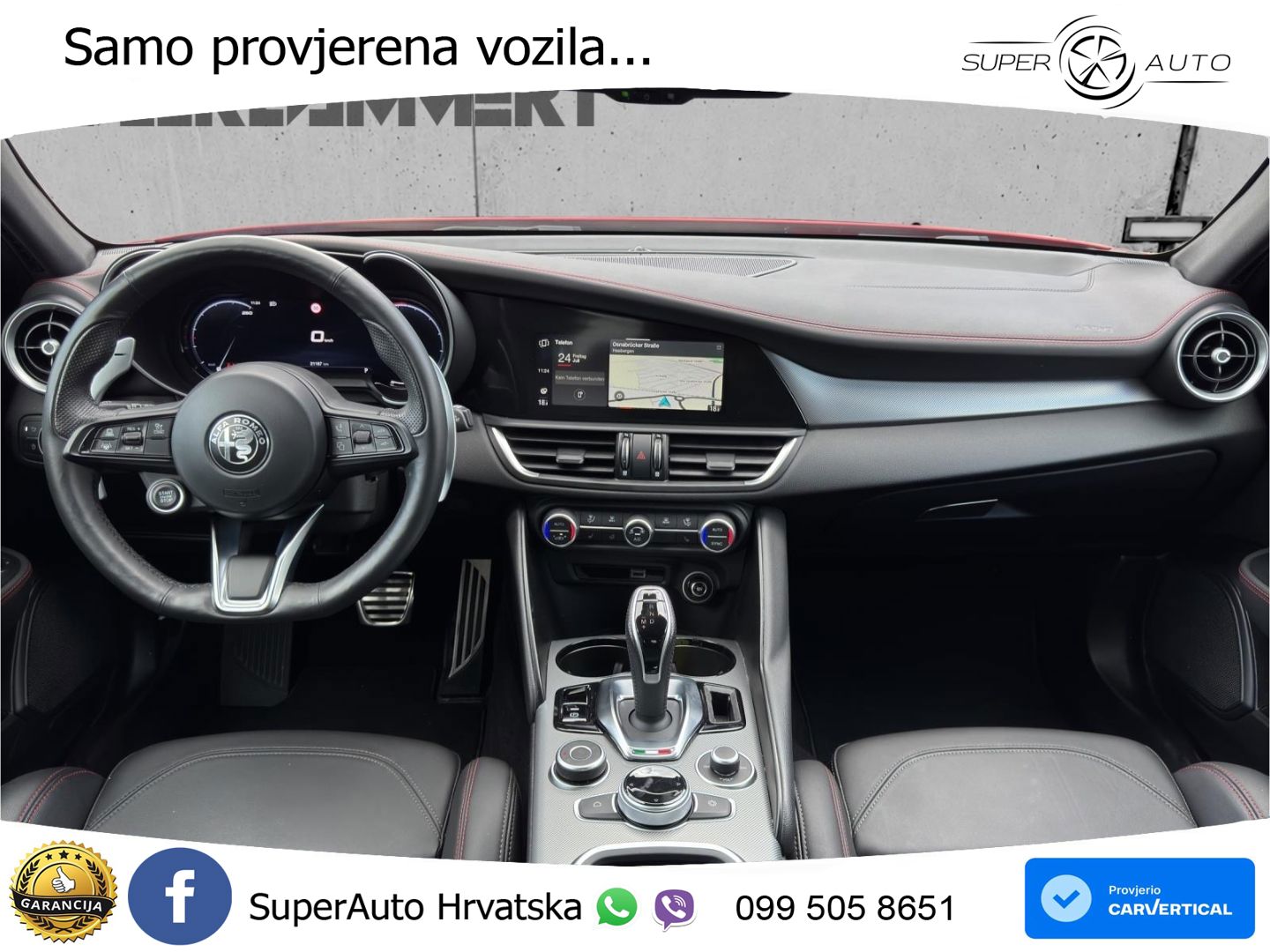 Alfa Romeo Giulia 2.0 Turbo (280 KS) Q4 Automatic LED+GR SJED+ACC