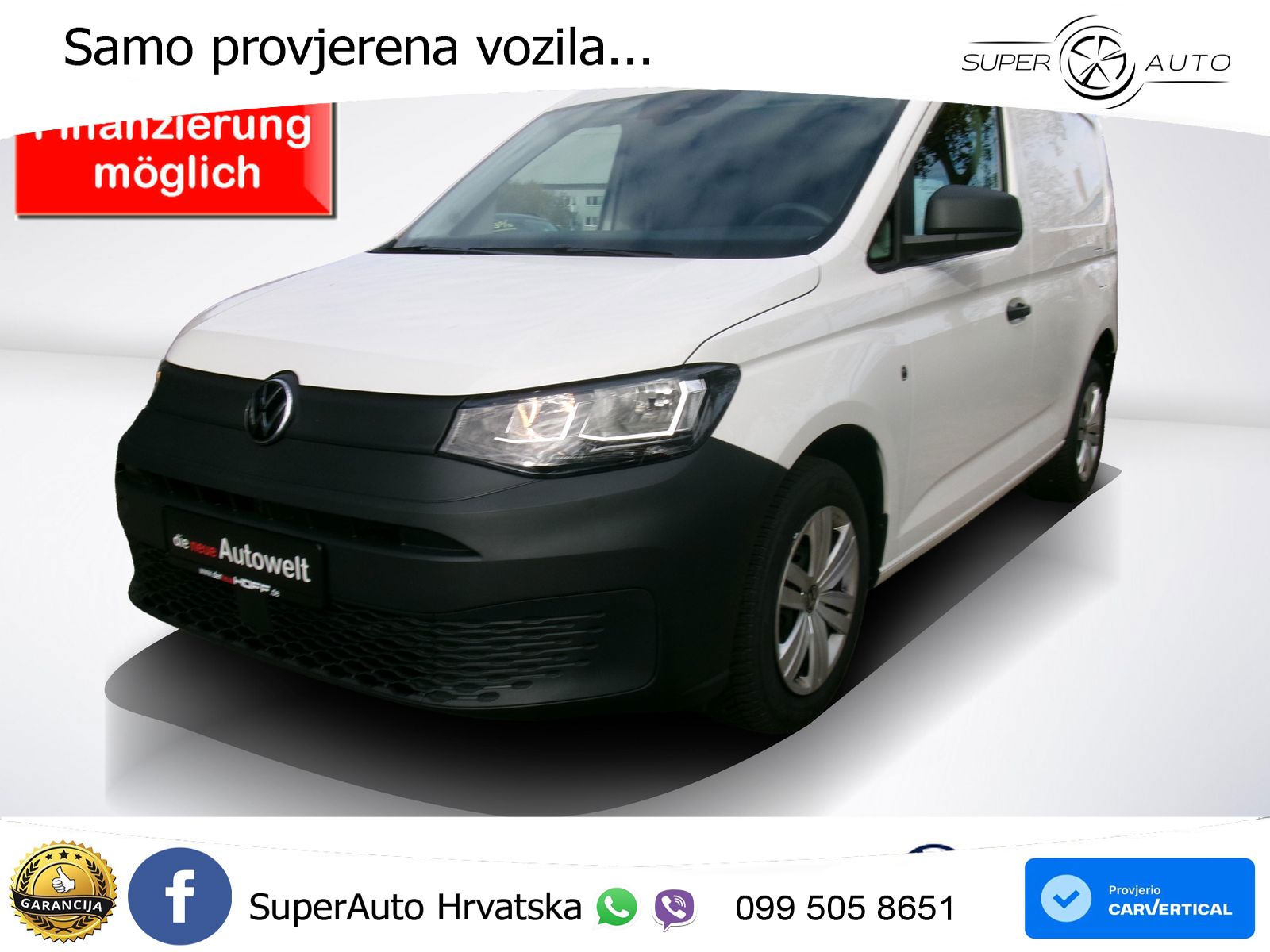 Volkswagen Caddy Cargo 1.5 TSI EcoProfi AHK SHZ GRA GJR PDC 114 KS