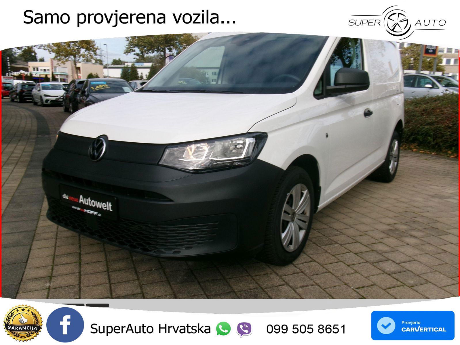 Volkswagen Caddy Cargo 1.5 TSI EcoProfi AHK SHZ GRA GJR PDC 114 KS