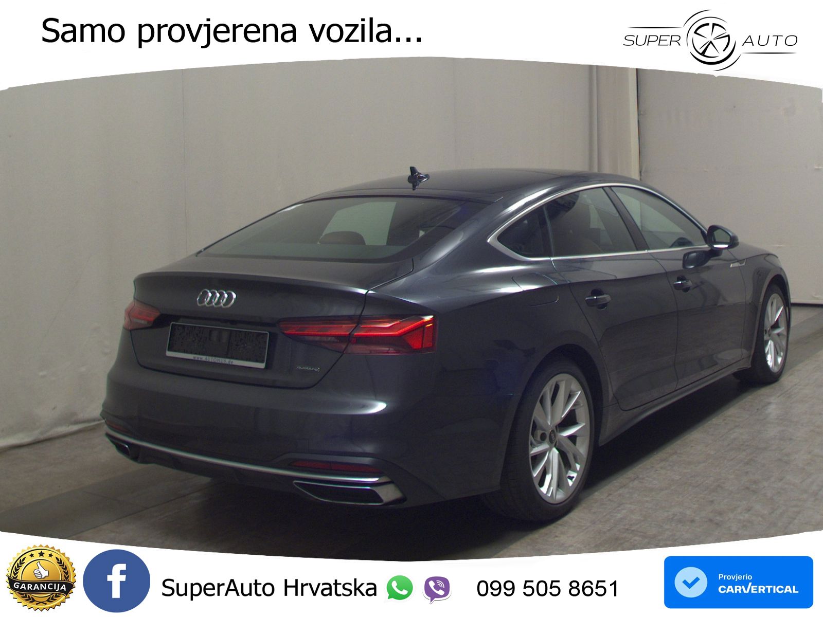 Audi A5 Sportback 40 TDI (204 KS) quattro S tronic advanced