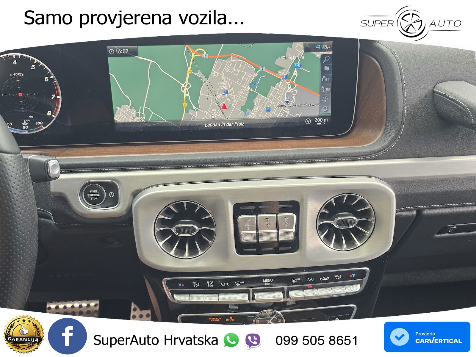 Mercedes G 500 Long V8 (422 KS) 4MATIC 9G-TRONIC LED+GR SJED+ACC