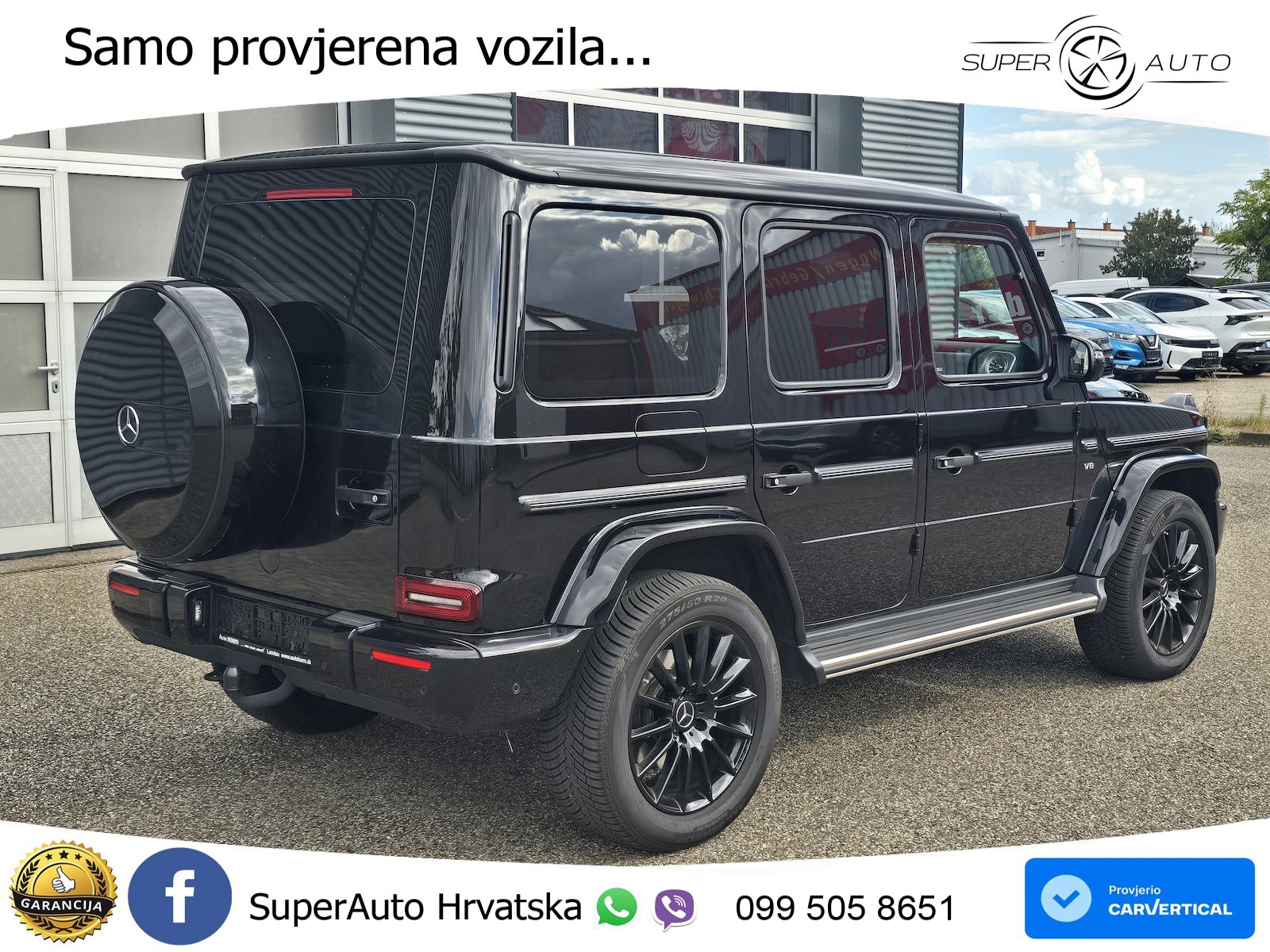 Mercedes G 500 Long V8 (422 KS) 4MATIC 9G-TRONIC LED+GR SJED+ACC