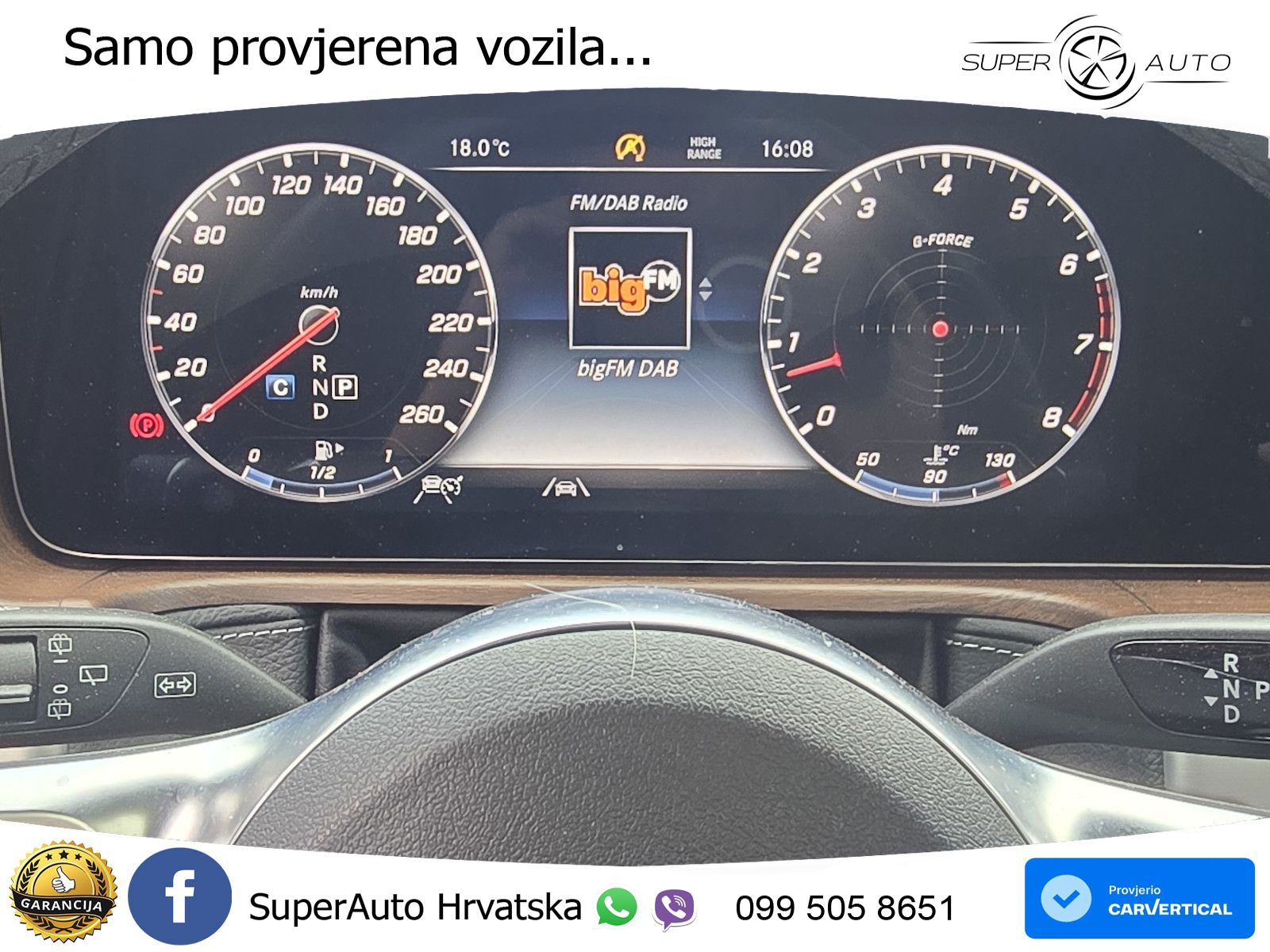Mercedes G 500 Long V8 (422 KS) 4MATIC 9G-TRONIC LED+GR SJED+ACC