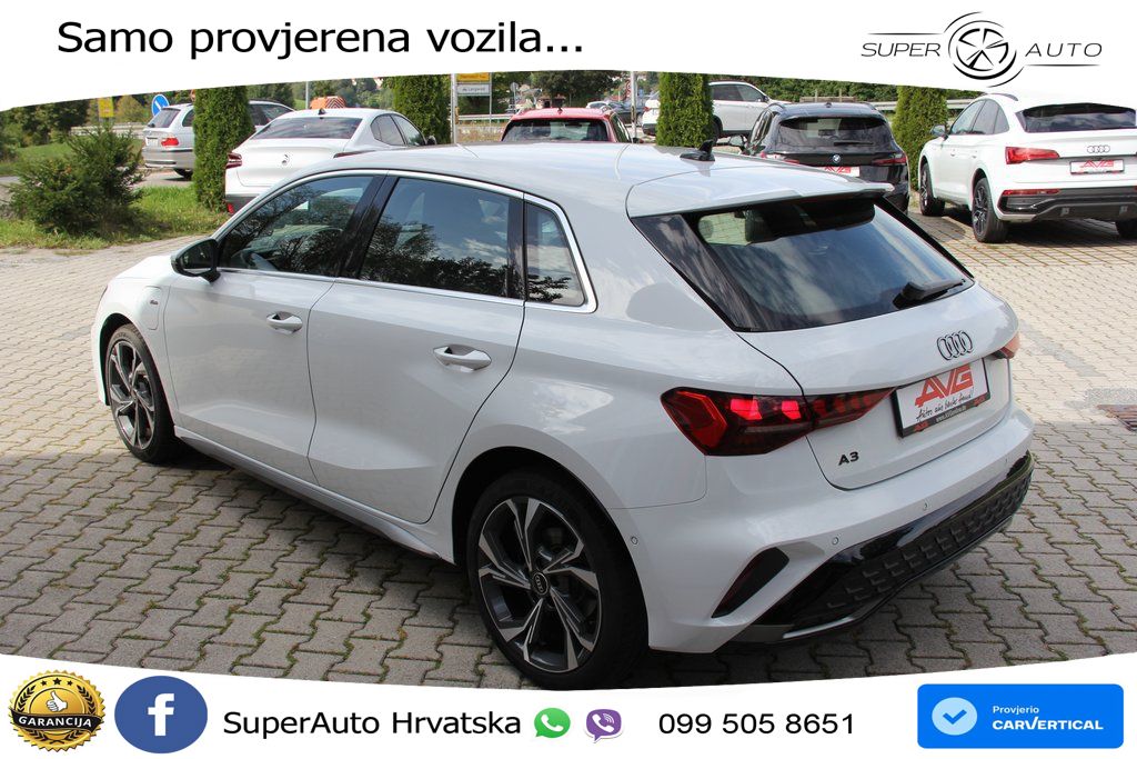 Audi A3 Sportback 40 TFSI e (204 KS) Plug-in Hybrid S tronic S line LED+ACC
