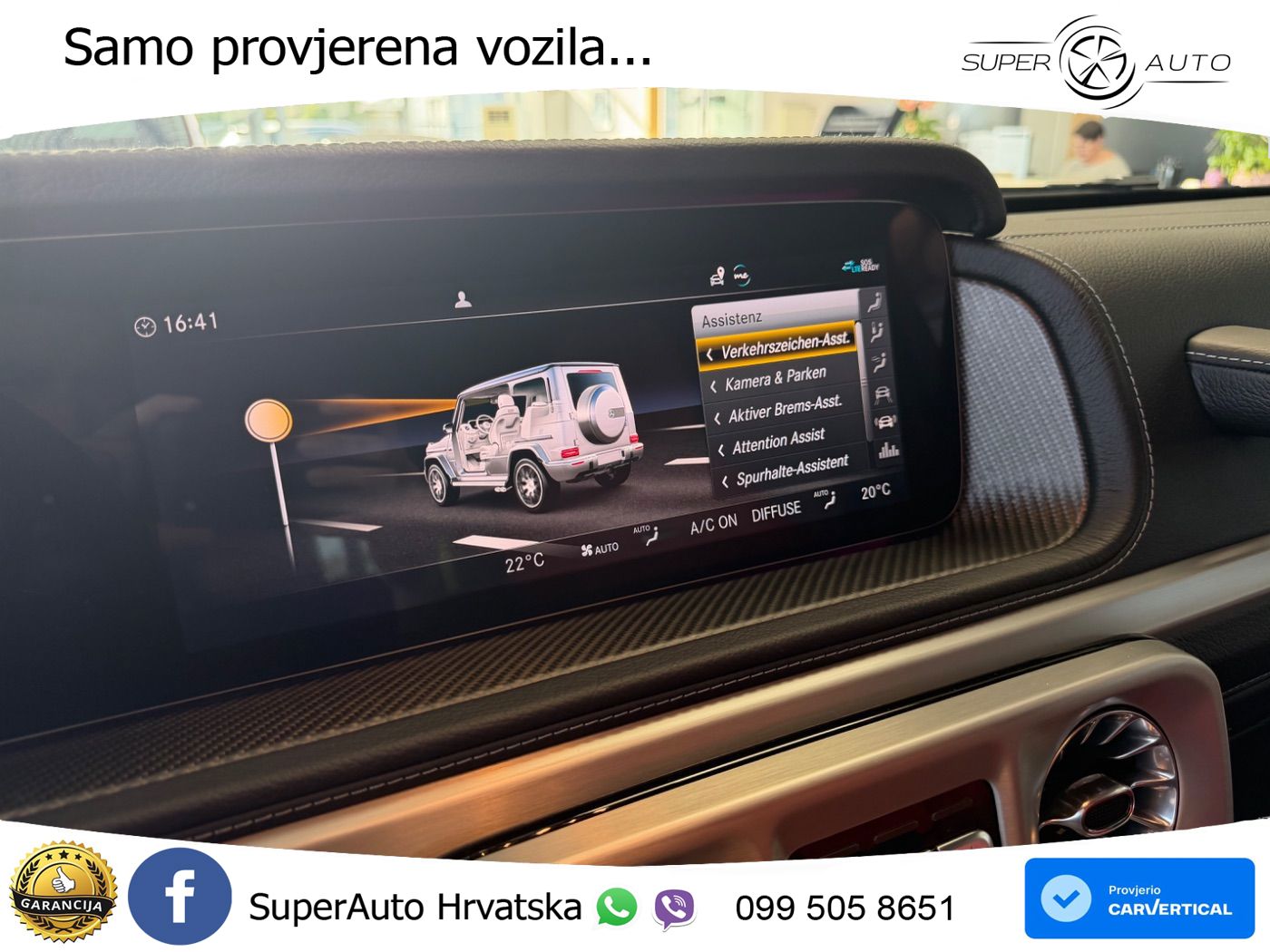 Mercedes AMG G 63 Long V8 (585 KS) 4MATIC 9G-TRONIC AMG SPEEDSHIFT PLUS Exclusive LED+GR SJED+ACC