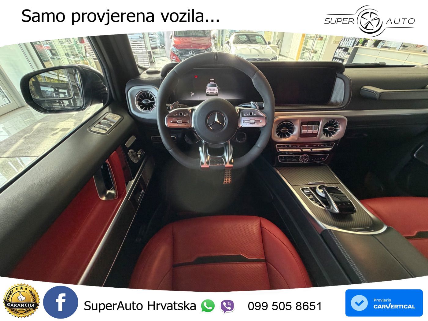 Mercedes AMG G 63 Long V8 (585 KS) 4MATIC 9G-TRONIC AMG SPEEDSHIFT PLUS Exclusive LED+GR SJED+ACC