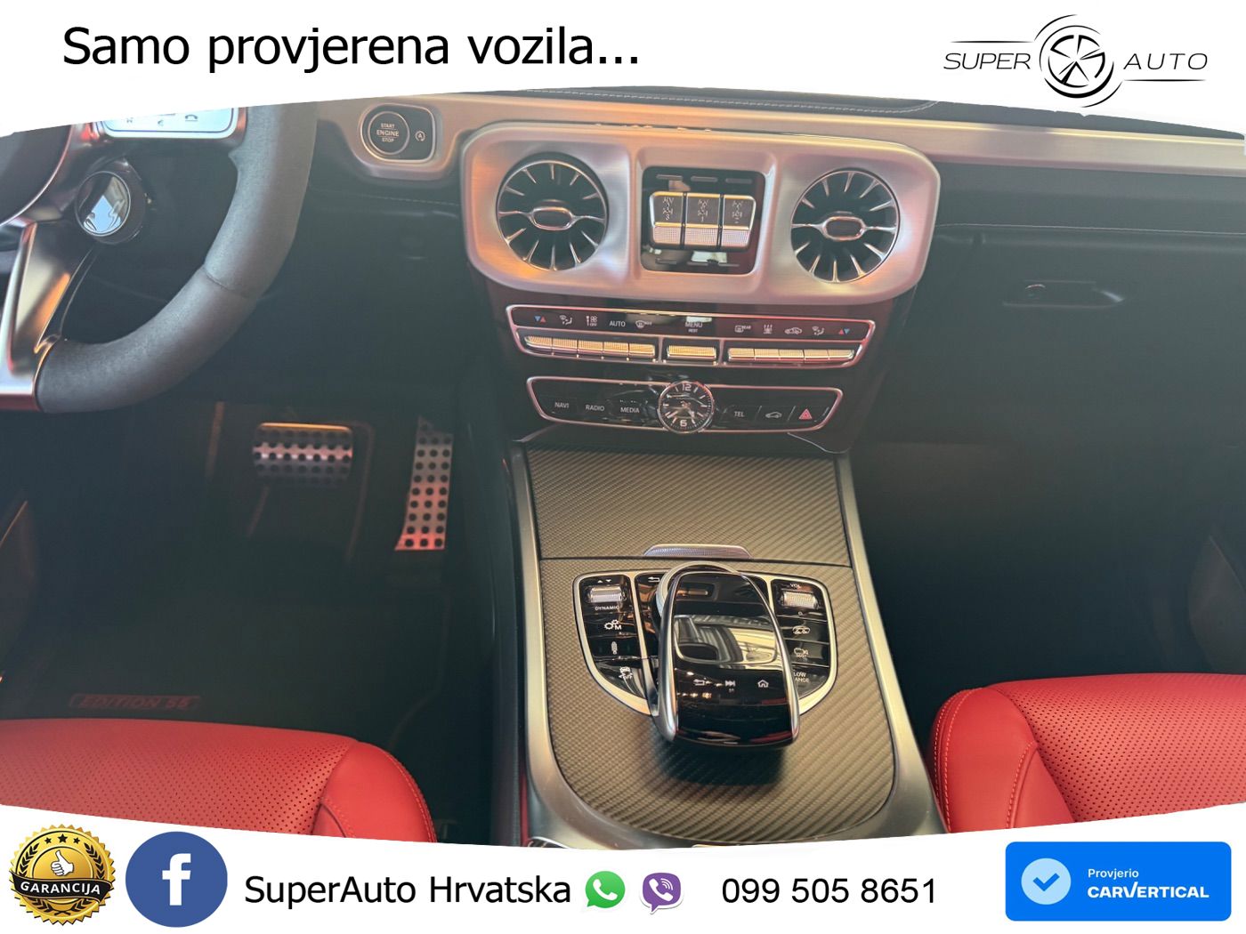 Mercedes AMG G 63 Long V8 (585 KS) 4MATIC 9G-TRONIC AMG SPEEDSHIFT PLUS Exclusive LED+GR SJED+ACC