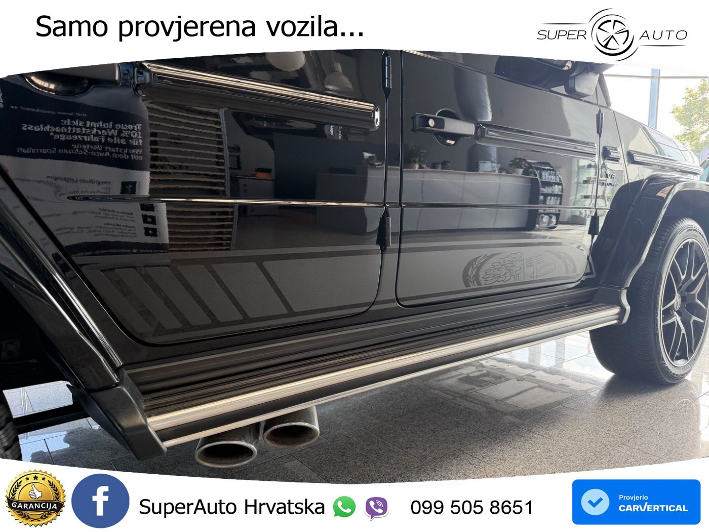 Mercedes AMG G 63 Long V8 (585 KS) 4MATIC 9G-TRONIC AMG SPEEDSHIFT PLUS Exclusive LED+GR SJED+ACC
