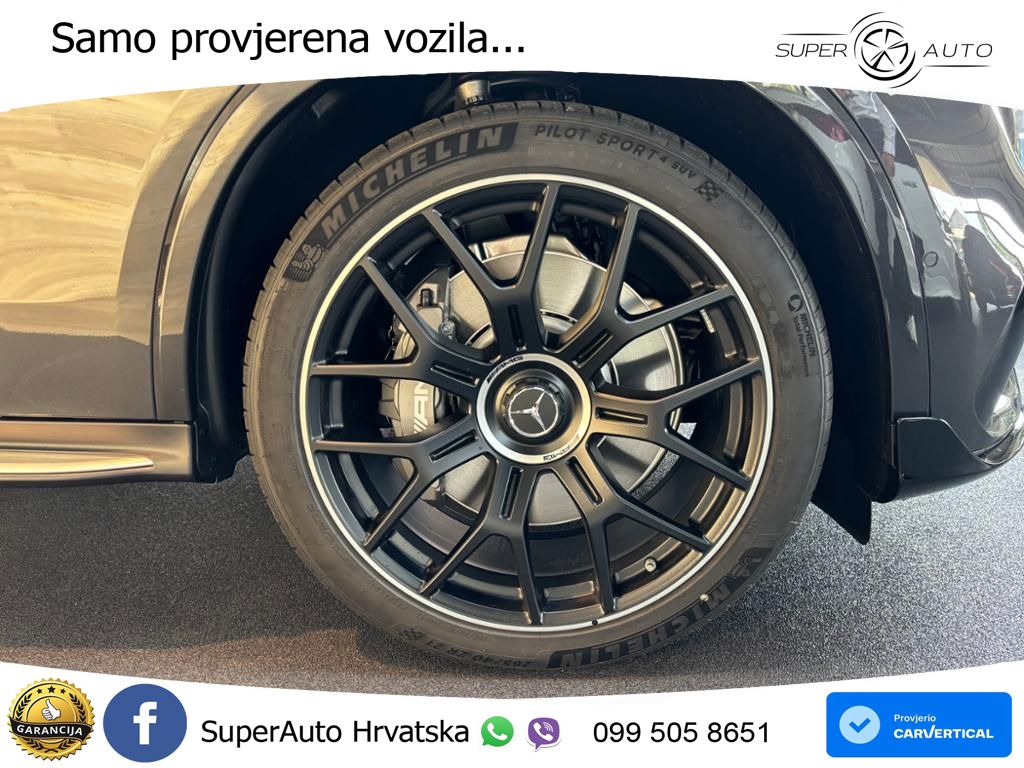 Mercedes GLC Coupe AMG 53 (449 KS) 4MATIC+ AMG SPEEDSHIFT TCT 9G ACC+GR SJED+360+PANO
