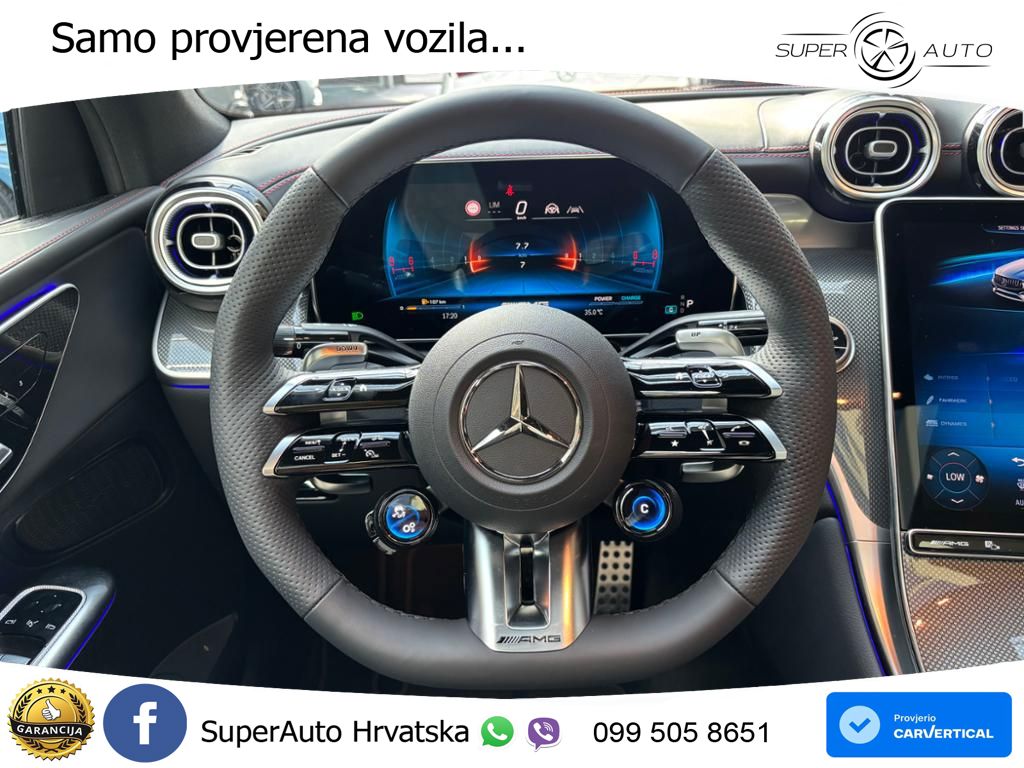 Mercedes GLC Coupe AMG 53 (449 KS) 4MATIC+ AMG SPEEDSHIFT TCT 9G ACC+GR SJED+360+PANO