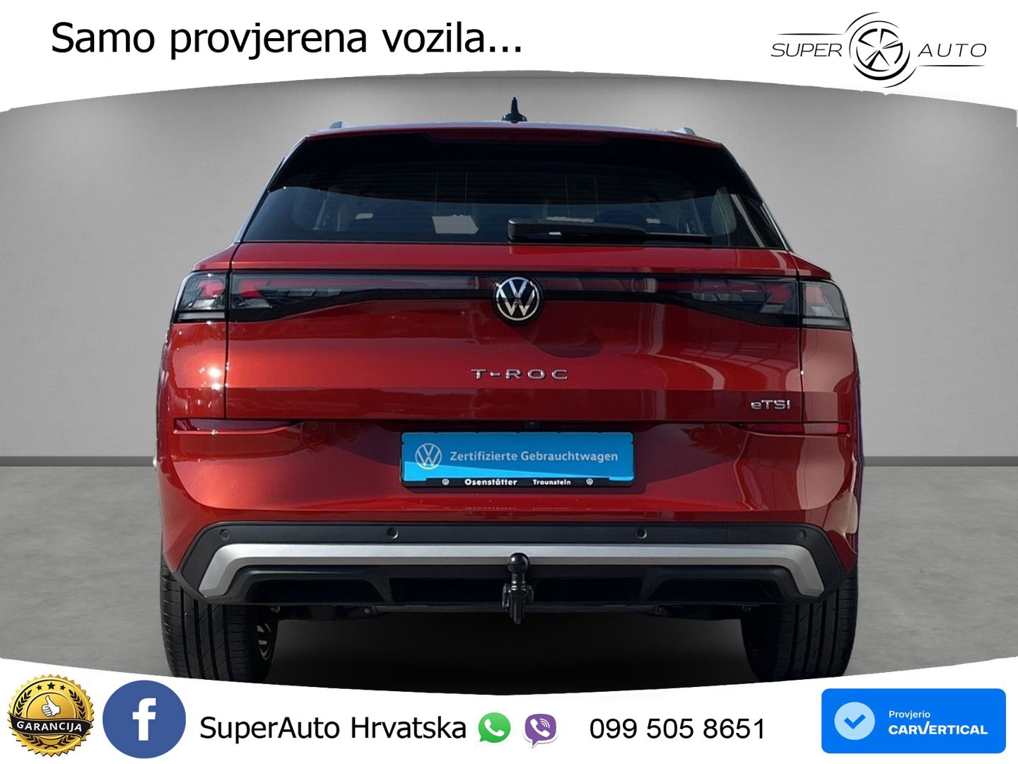 Volkswagen T-Roc 1.5 eTSI (150 KS)  DSG LED+GR SJED+ACC