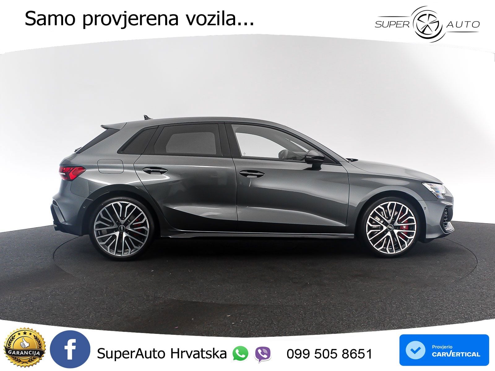 Audi S3 2.0 TFSI (333 KS) quattro S tronic MATRIX+GR SJED+KAM