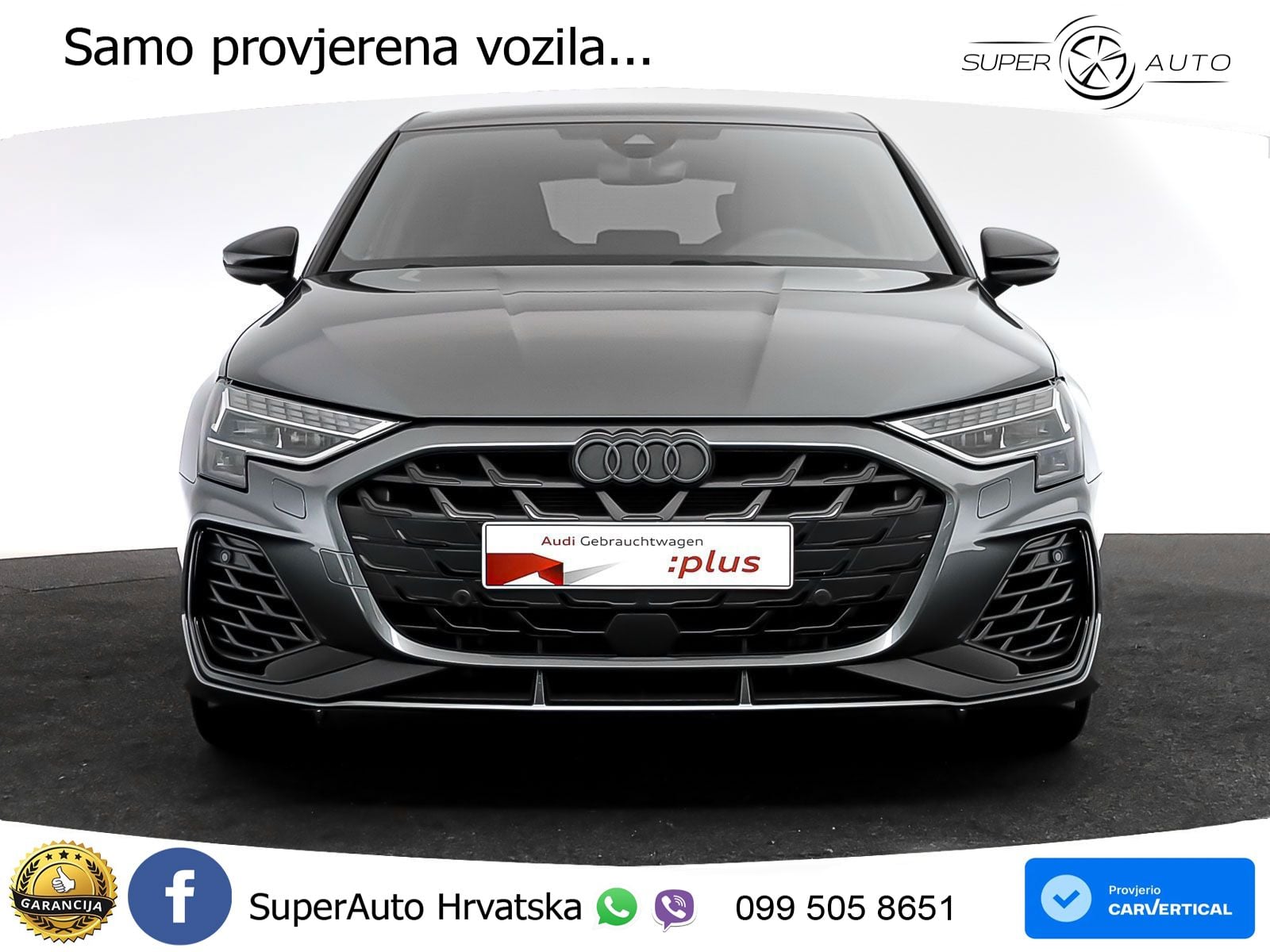 Audi S3 2.0 TFSI (333 KS) quattro S tronic MATRIX+GR SJED+KAM