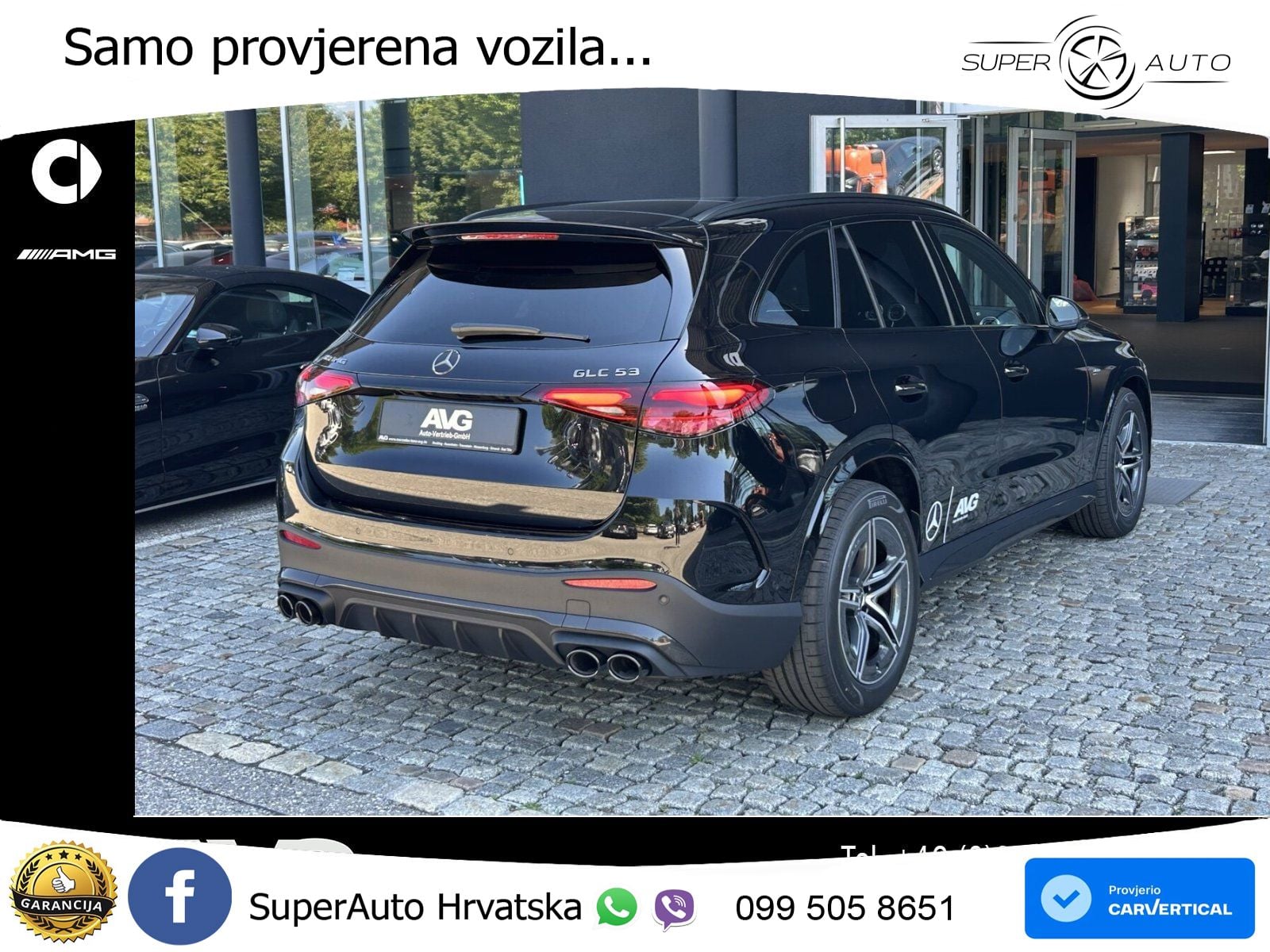 Mercedes AMG GLC 53 (449 KS) 4MATIC+ AMG SPEEDSHIFT TCT 9G ACC+HEAD+GR SJED+360+PANO