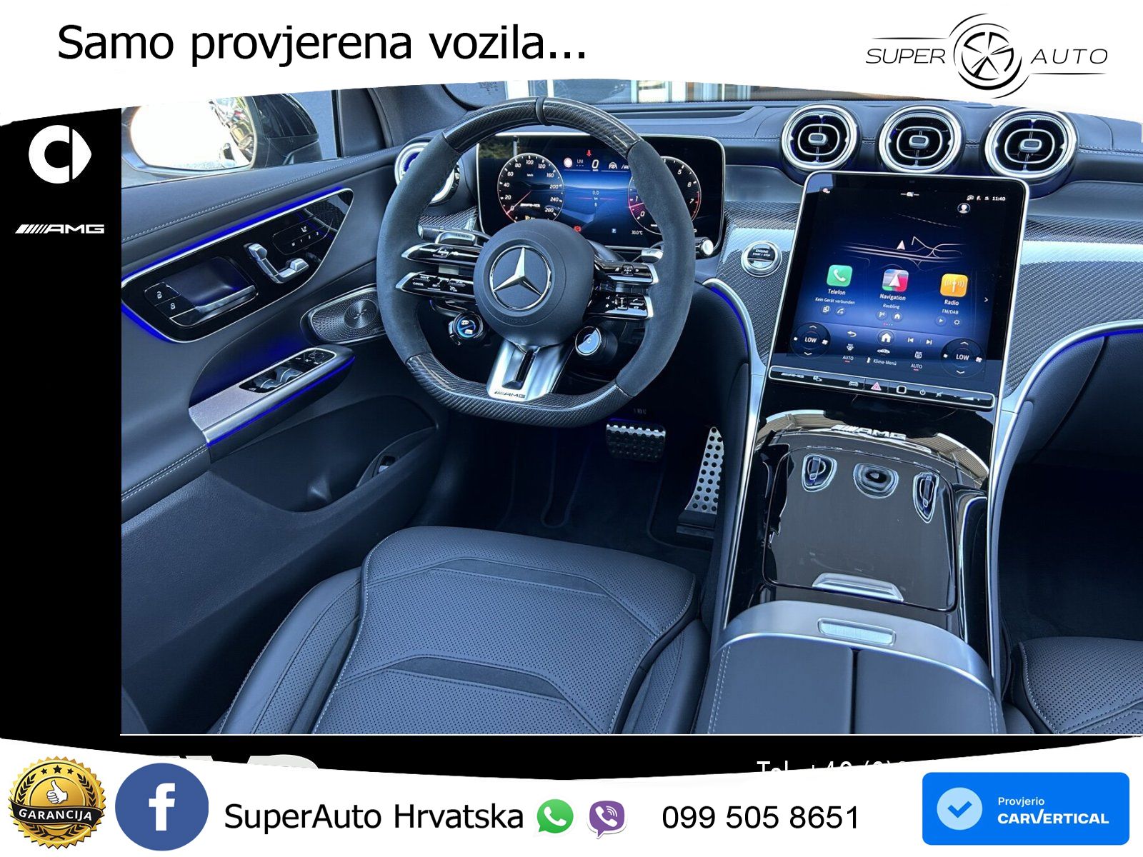 Mercedes AMG GLC 53 (449 KS) 4MATIC+ AMG SPEEDSHIFT TCT 9G ACC+HEAD+GR SJED+360+PANO
