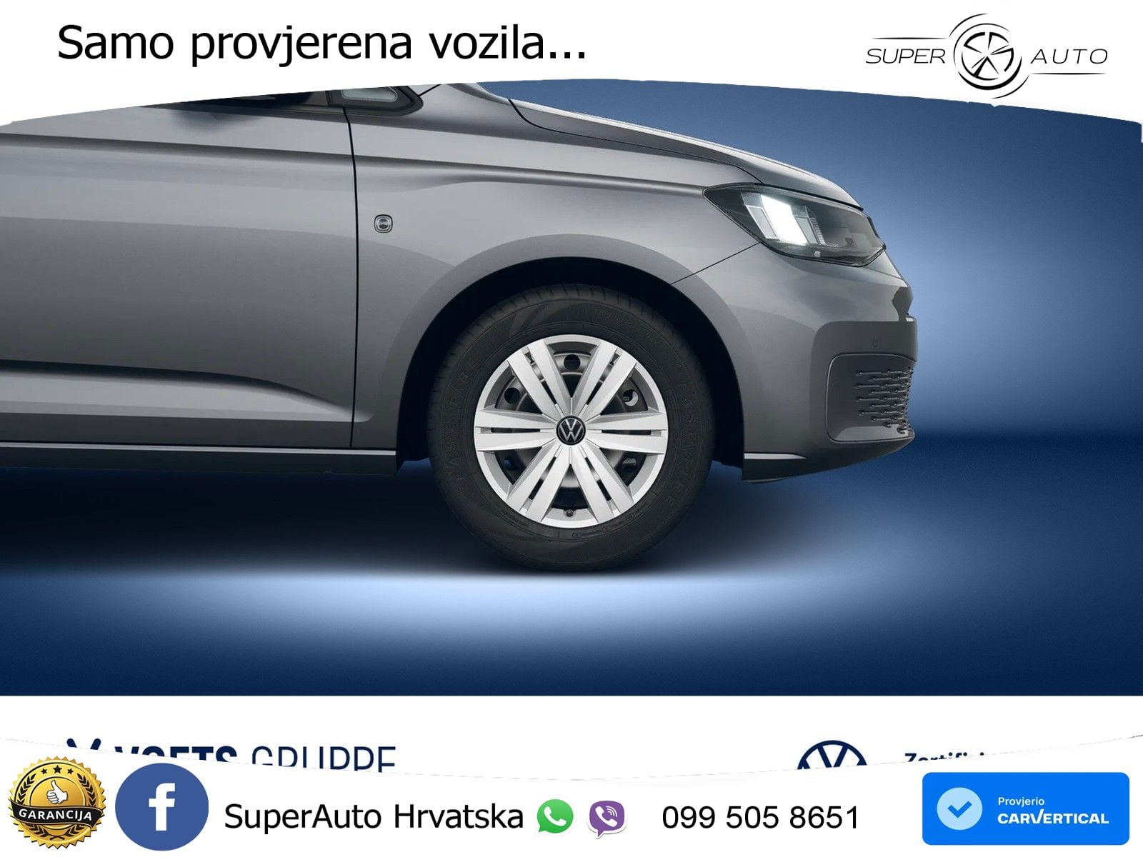 Volkswagen Caddy Basis 2.0 TDI DSG RearView+SHZ+DAB 122 KS