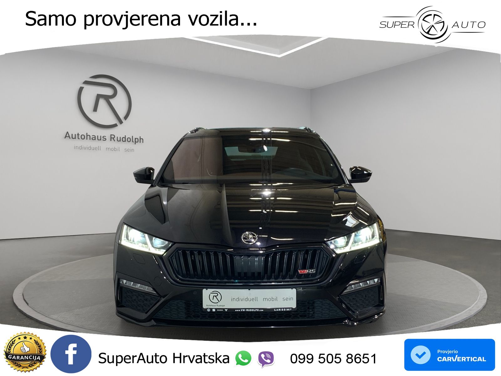 Škoda Octavia Combi RS 2.0 TDI (200 KS) 4x4 DSG LED+GR SJED+ACC