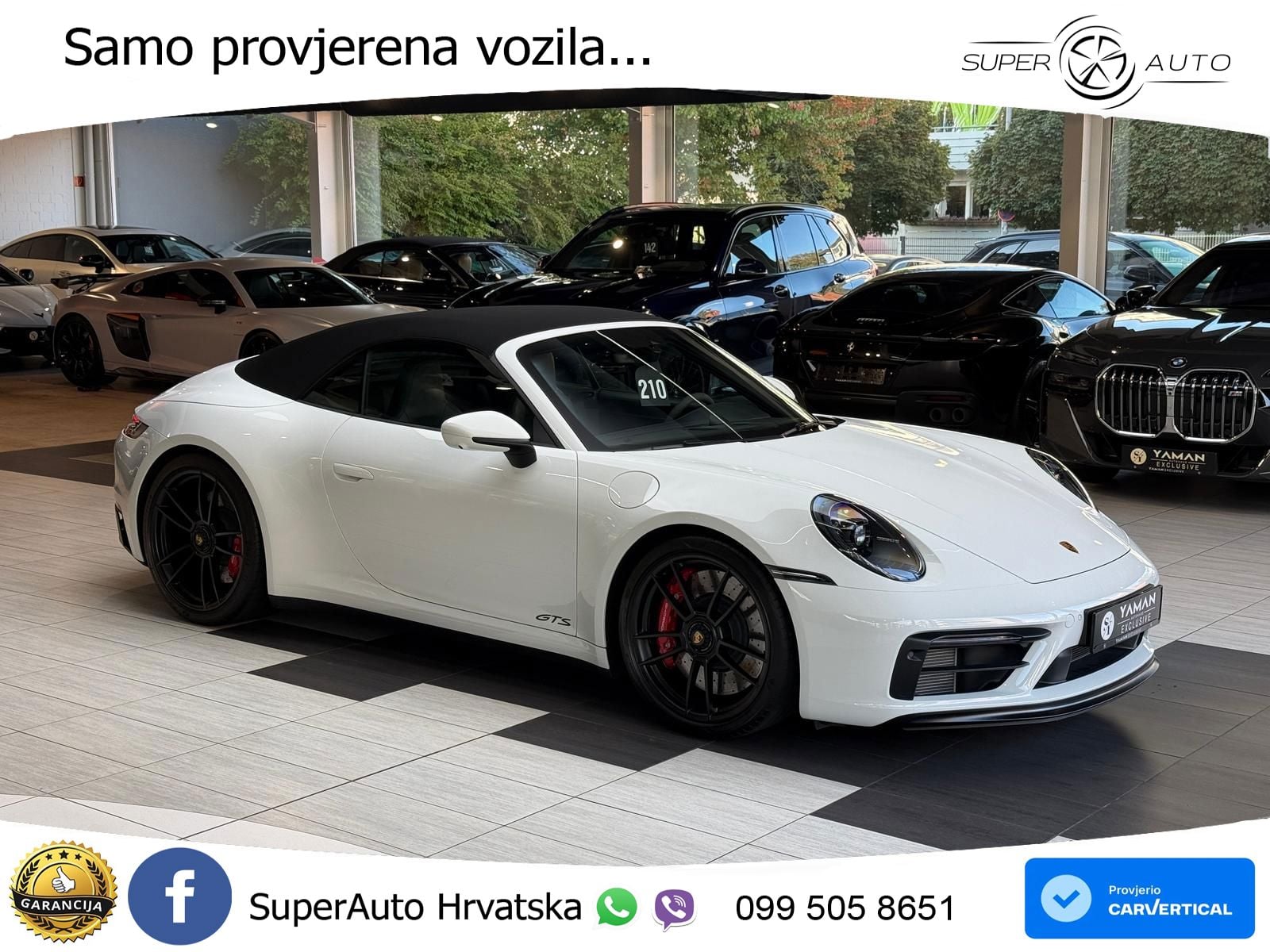 Porsche 911 Carrera GTS Cabriolet 3.0 (480 KS) PDK MATRIX+GR SJED+KAM