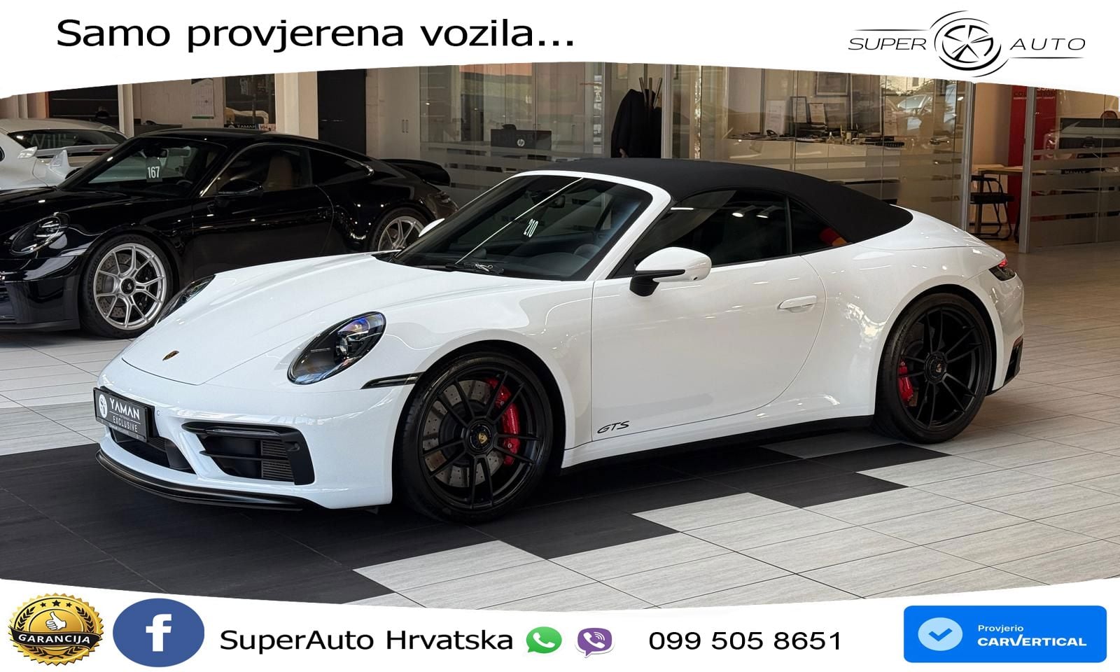 Porsche 911 Carrera GTS Cabriolet 3.0 (480 KS) PDK MATRIX+GR SJED+KAM