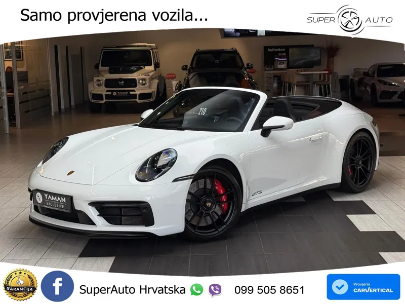 Porsche 911 Carrera GTS Cabriolet 3.0 (480 KS) PDK MATRIX+GR SJED+KAM