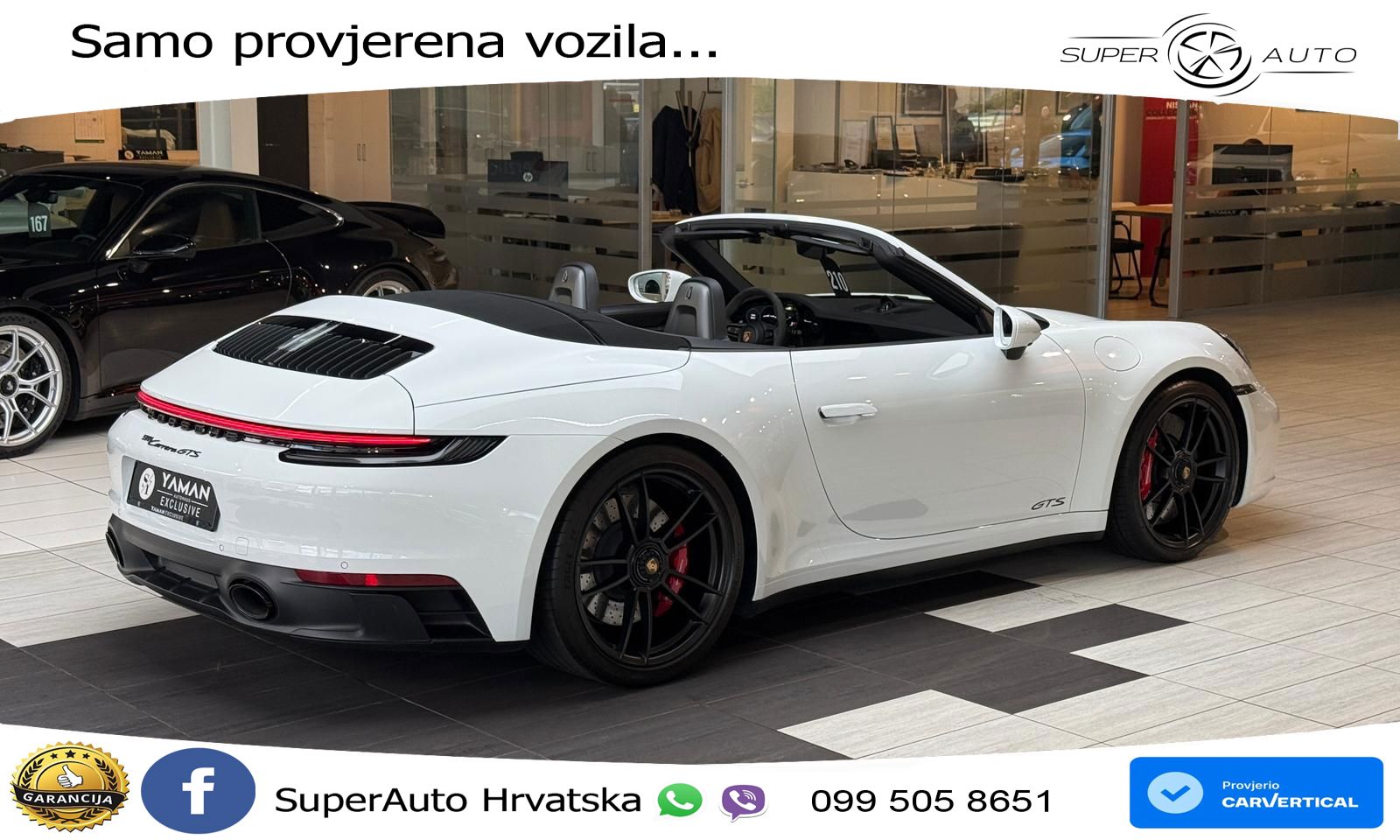 Porsche 911 Carrera GTS Cabriolet 3.0 (480 KS) PDK MATRIX+GR SJED+KAM