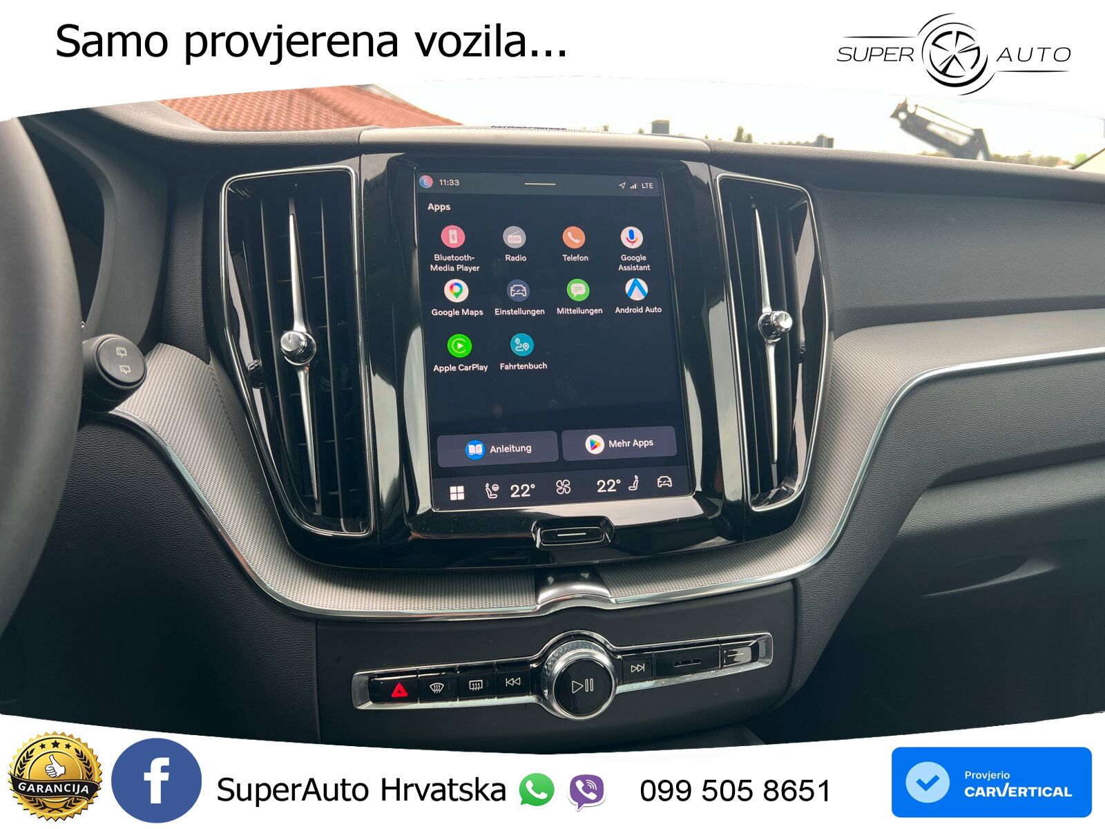 Volvo XC60 T6 AWD Geartronic LED+GR SJED+ACC