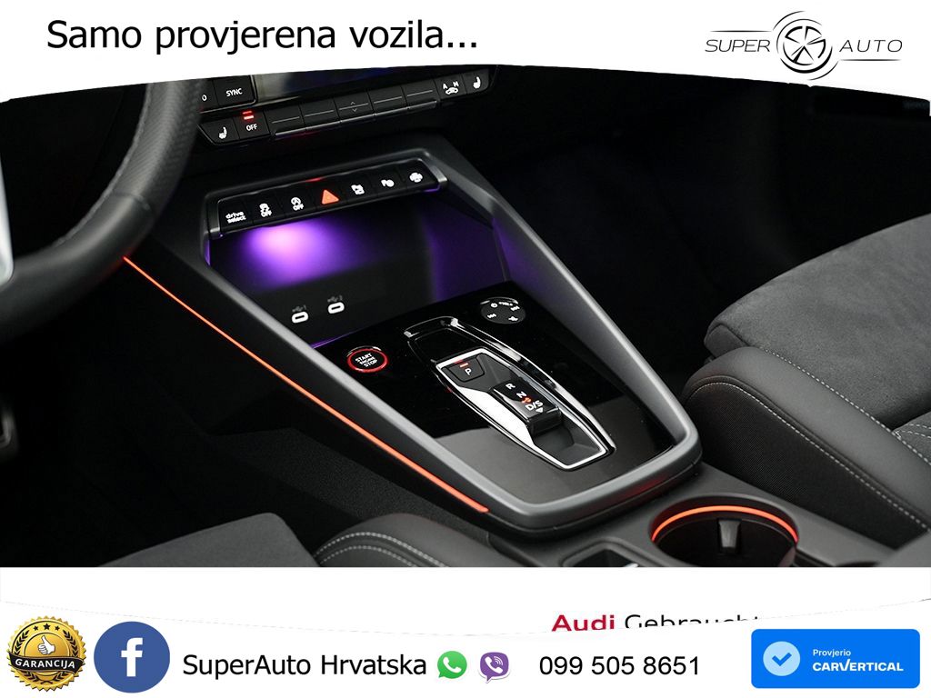 Audi S3 Limuzina 2.0 TFSI (333 KS) quattro S tronic MATRIX+GR SJED+KAM
