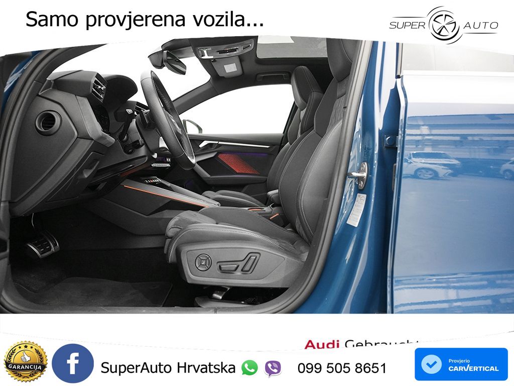 Audi S3 Limuzina 2.0 TFSI (333 KS) quattro S tronic MATRIX+GR SJED+KAM