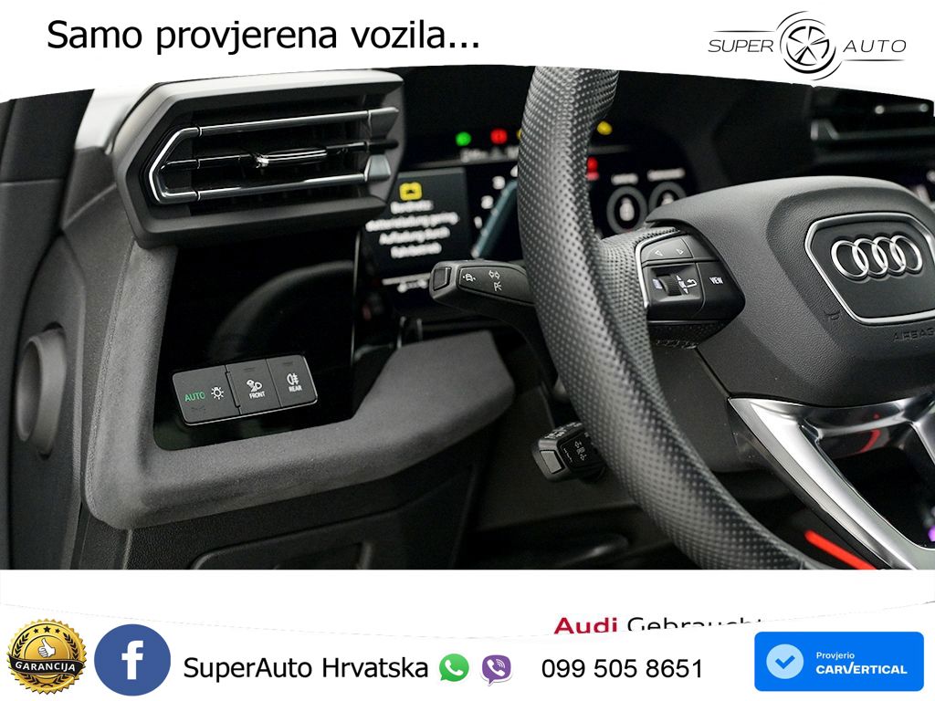 Audi S3 Limuzina 2.0 TFSI (333 KS) quattro S tronic MATRIX+GR SJED+KAM