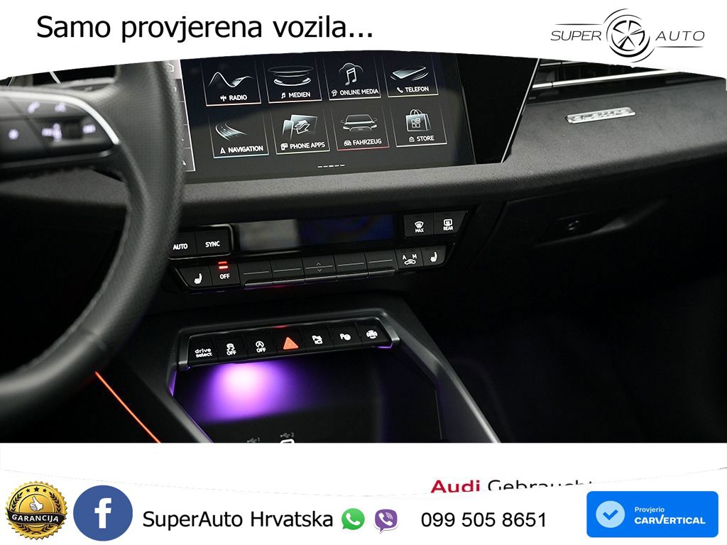 Audi S3 Limuzina 2.0 TFSI (333 KS) quattro S tronic MATRIX+GR SJED+KAM