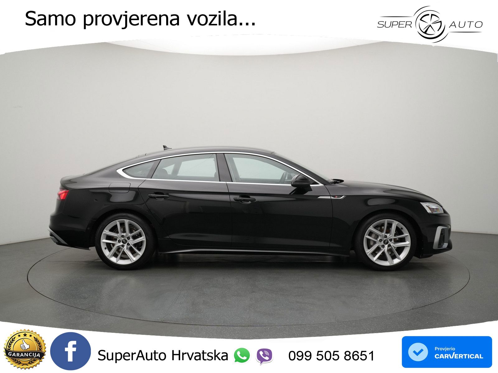 Audi A5 Sportback  40 TFSI (204 KS) quattro S tronic S line LED+GR SJED+ACC