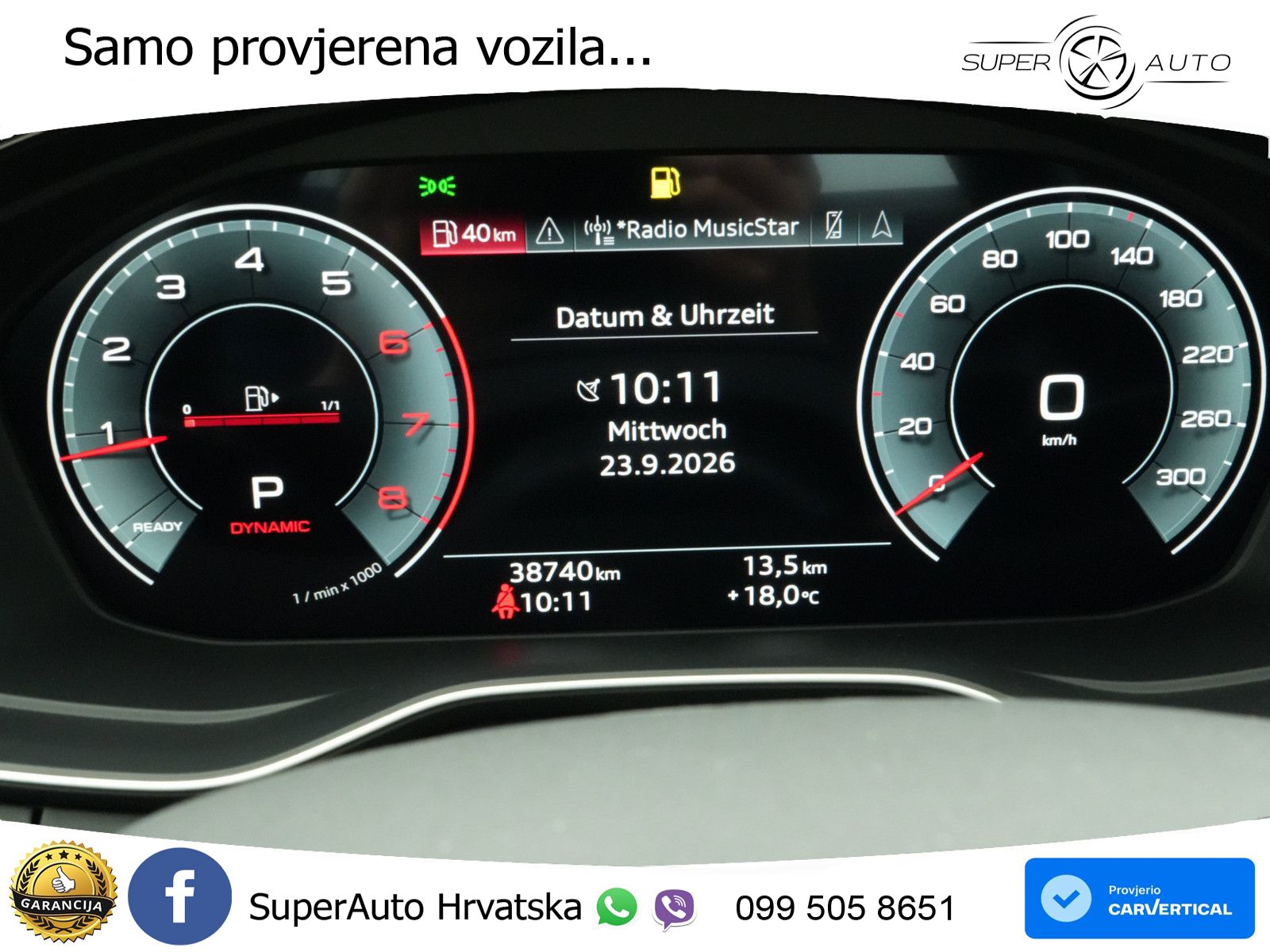 Audi A5 Sportback  40 TFSI (204 KS) quattro S tronic S line LED+GR SJED+ACC