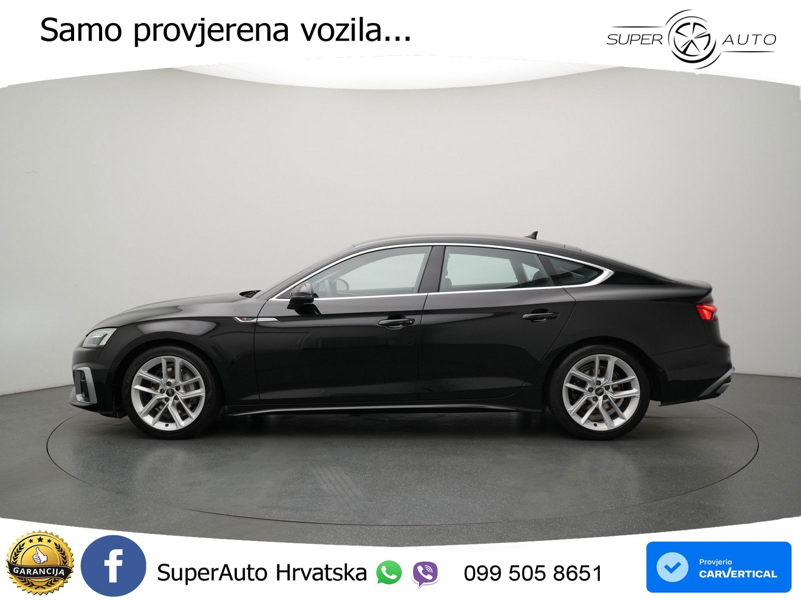Audi A5 Sportback  40 TFSI (204 KS) quattro S tronic S line LED+GR SJED+ACC