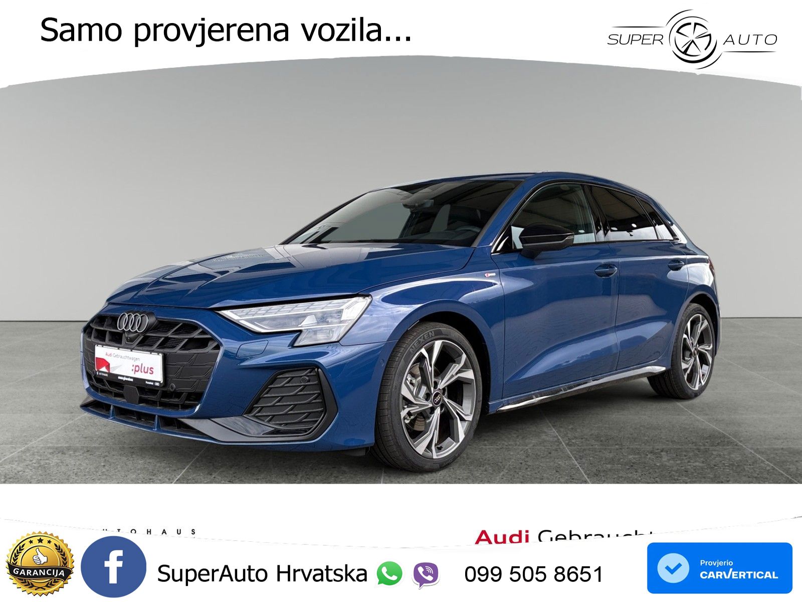 Audi A3 35 TFSI (150 KS) S tronic 2x S line LED+GR SJED+ACC