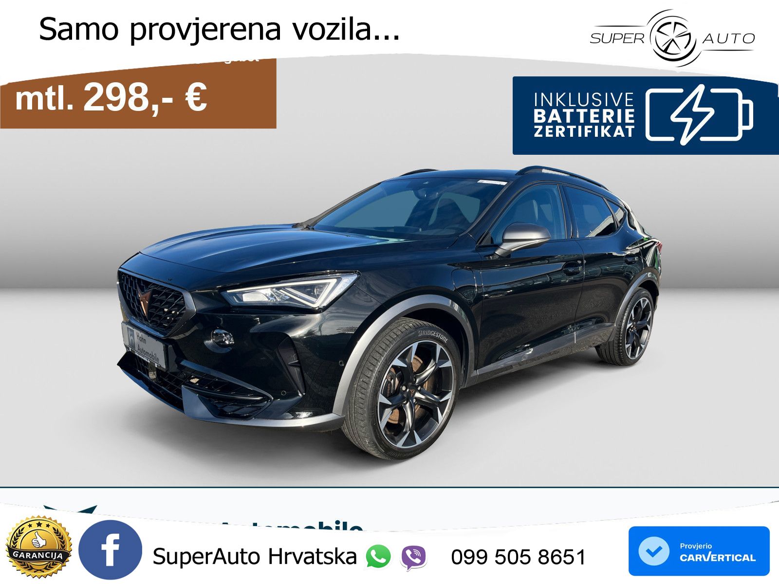 Cupra Formentor 1.4 TSI (245 KS) e-Hybrid DSG VZ LED+GR SJED+ACC