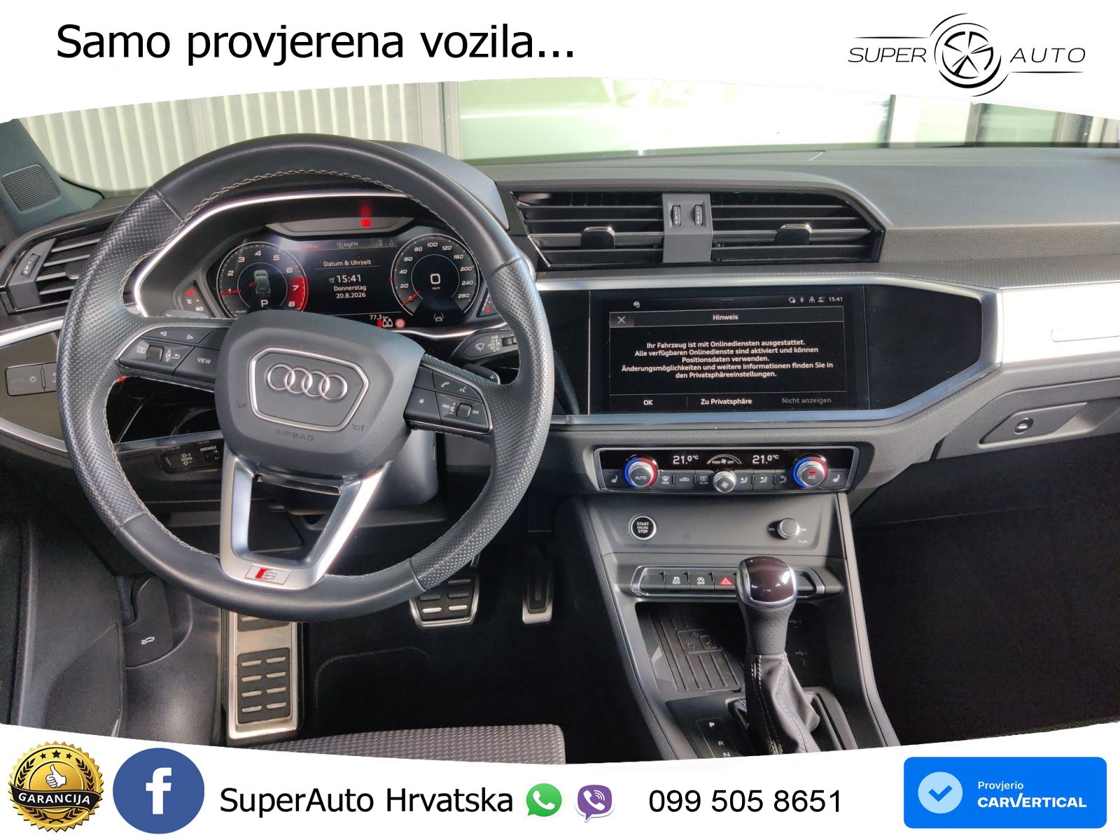 Audi Q3 35 TFSI (150 KS) S tronic S line LED+GR SJED+ACC