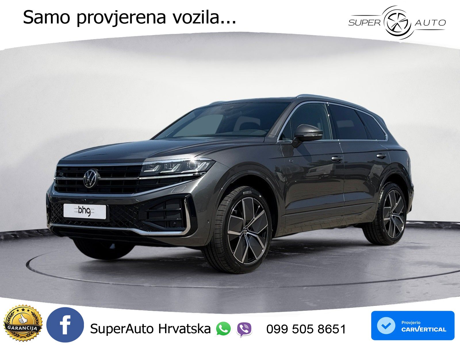 Volkswagen Touareg 3.0 V6 TDI (286 KS) 4MOTION Tiptronic ZRAČNI+ACC+GR SJED+KAM+PANO